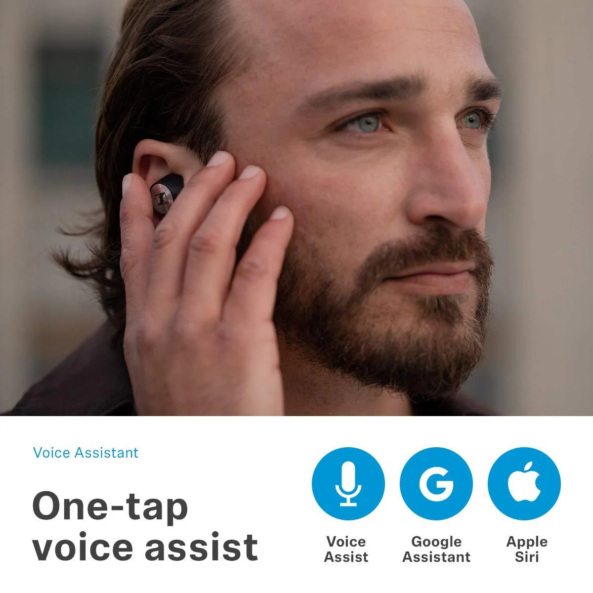 Sennheiser Momentum True Wireless in-Ear Bluetooth Headphone with Multi-Touch Fingertip Control - Image 8