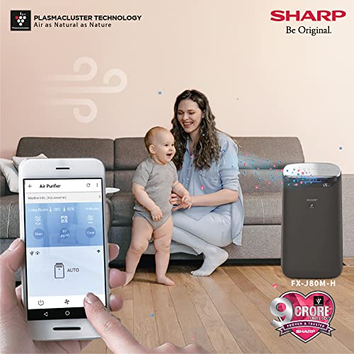 SHARP Room Air Purifier FX-J80M-H with High Density Plasmacluster™ Ion Technology, Haze Mode, Sleep Mode and Anti-Pollen Mode | Coverage Area: upto 680 ft² - Image 5