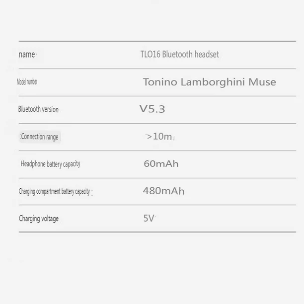SHINECON Lamborghini BF911 True Wireless Bluetooth Earphones (BRAND NEW/SEALED) - Image 13