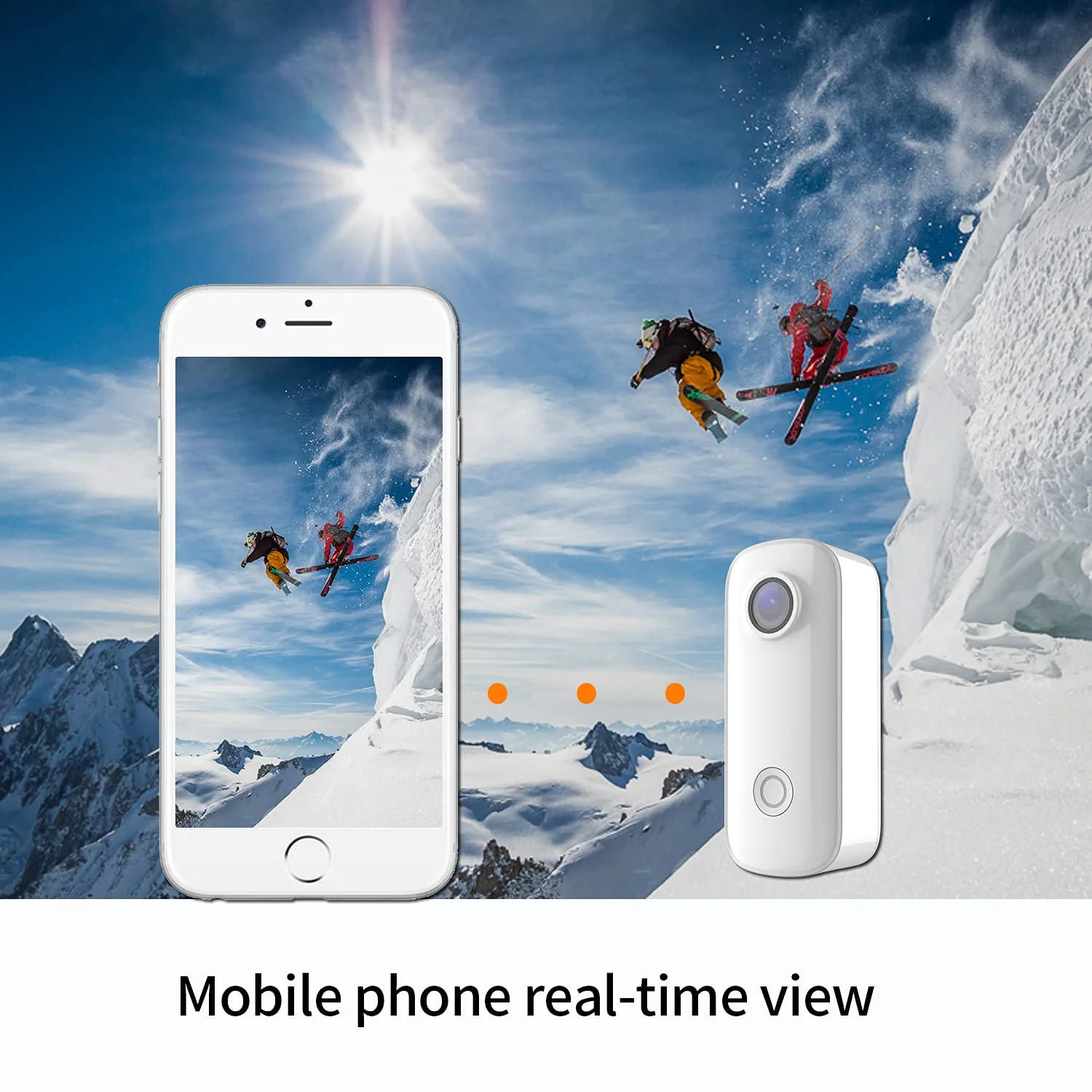 SJCAM C100 1080P 30fps 30M Waterproof Magnetic Body Action Camera, Optical 15MP | WiFi 2.4 GHZ | Micro-USB Port | Landscape Mode | Portrait Mode | Webcam | White - Image 5