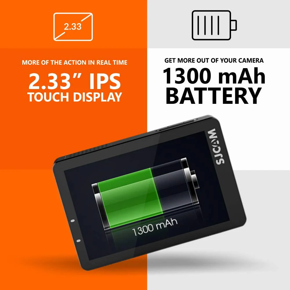 SJCAM SJ10 Pro 12 MP Optical 4K60fps UHD IPS Touch Display Action Camera - Image 6
