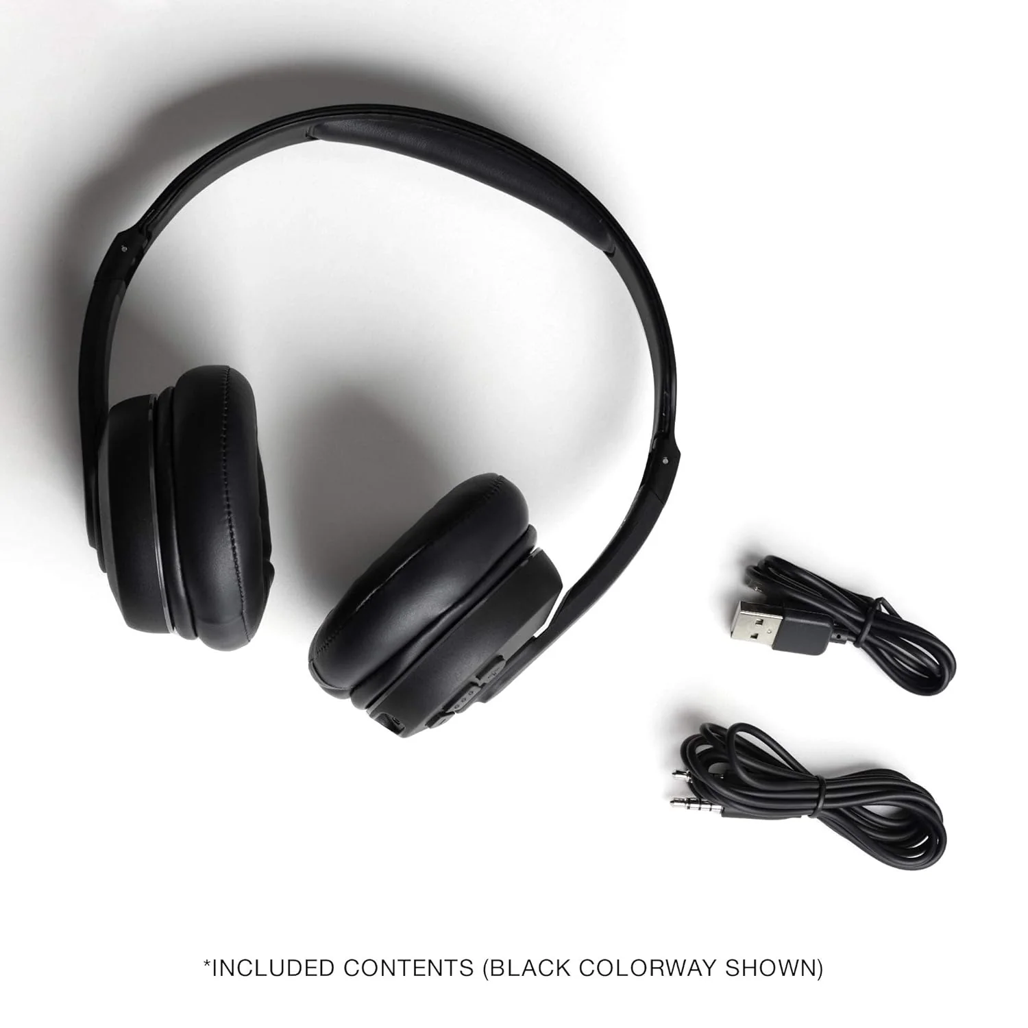 Skullcandy Cassette On-Ear Wireless Headphones, 22 Hr Battery, Microphone, Works with iPhone Android and Bluetooth Devices - Black - Image 2
