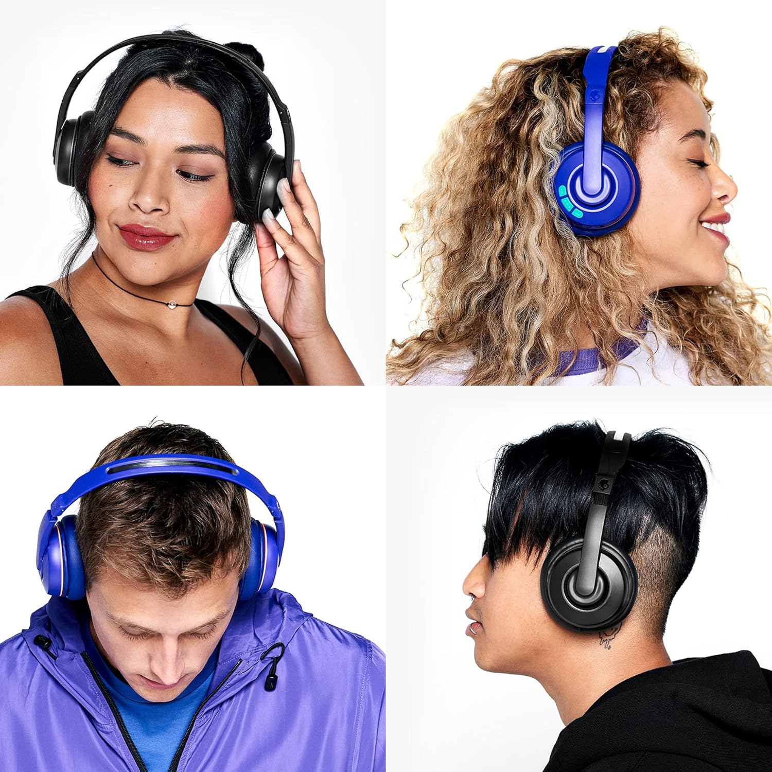 Skullcandy Cassette On-Ear Wireless Headphones, 22 Hr Battery, Microphone, Works with iPhone Android and Bluetooth Devices - Black - Image 6