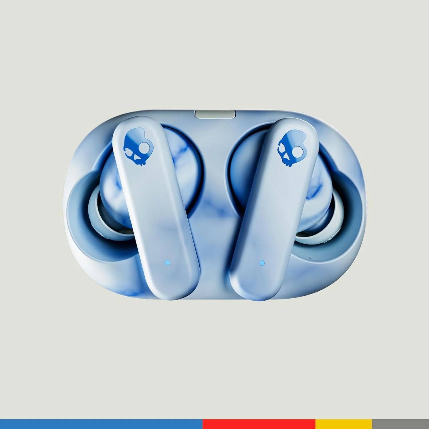 Skullcandy EcoBuds in-Ear Wireless Earbuds, 8 Hr Battery, Battery-Free Charging Case, Microphone, Works with iPhone Android and Bluetooth Devices - Glacier - Image 6