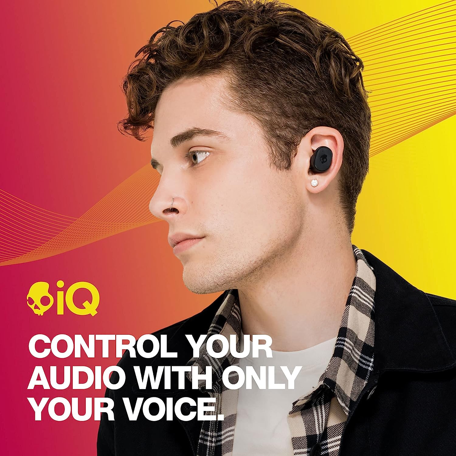 Skullcandy Grind in-Ear Wireless Earbuds, 40 Hr Battery, Skull-iQ, Alexa Enabled, Microphone - Image 6
