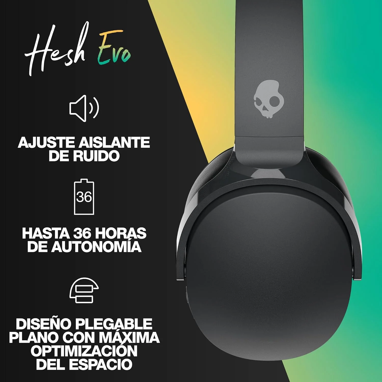 Skullcandy Hesh EVO Over Ear True Wireless Headphones - Image 3