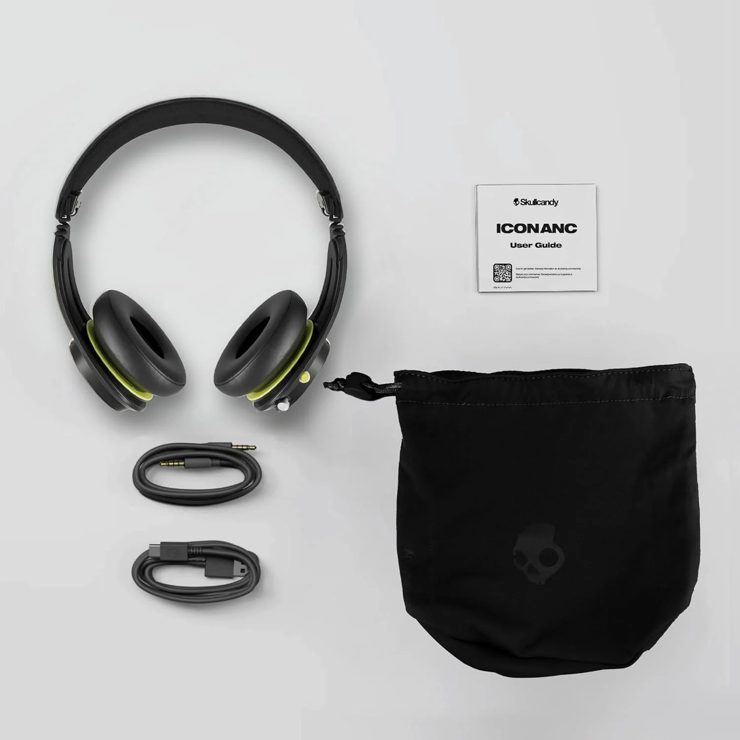 Skullcandy Icon ANC On-Ear Wireless Bluetooth Headphones - Active Noise Cancelling, 97.5dB 60Hr Battery + Rapid Charge, Mic, Adjustable Stay-Aware Mode - Image 7
