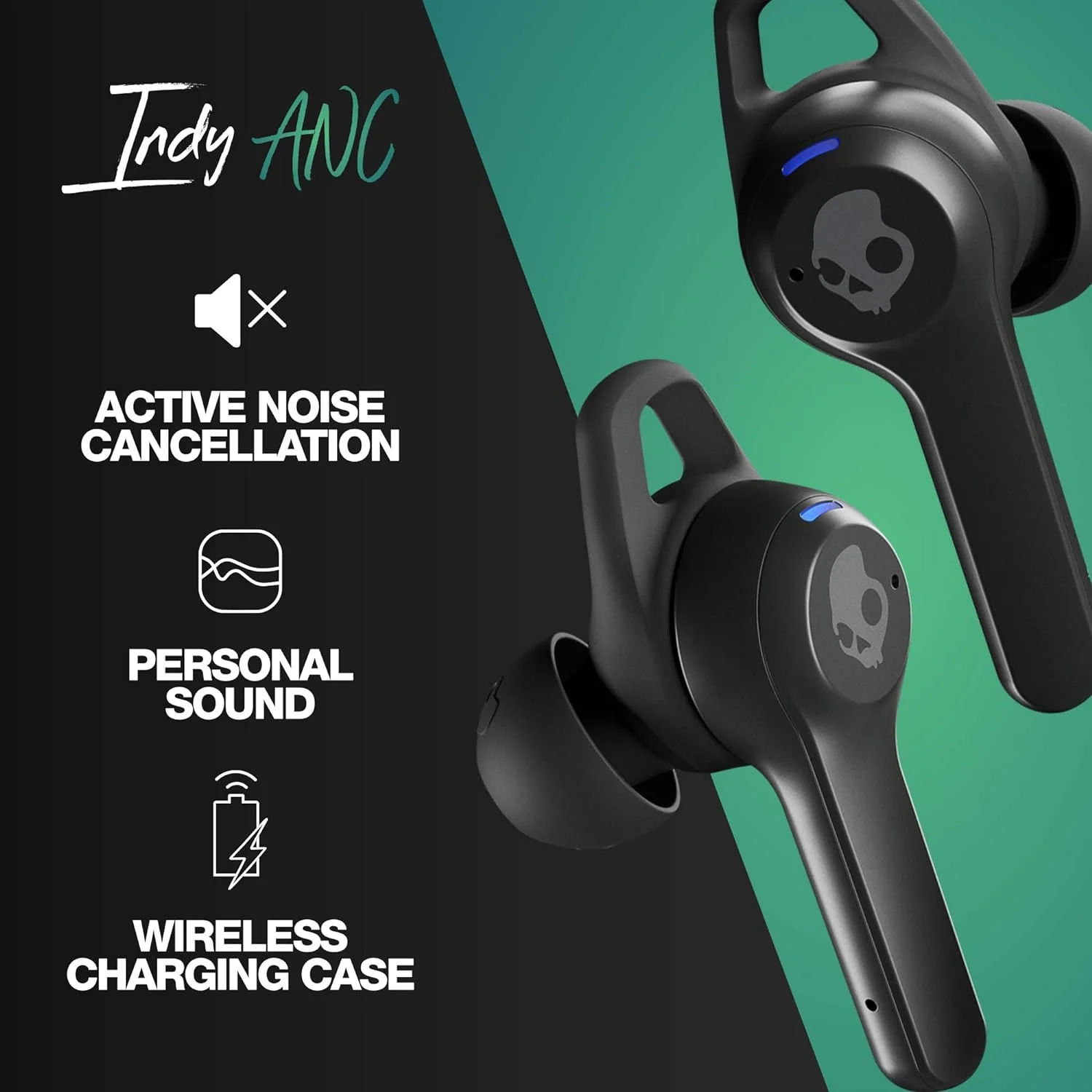 Skullcandy Indy ANC True Wireless in-Ear Bluetooth Earbuds, Active Noise Cancellation - Image 5