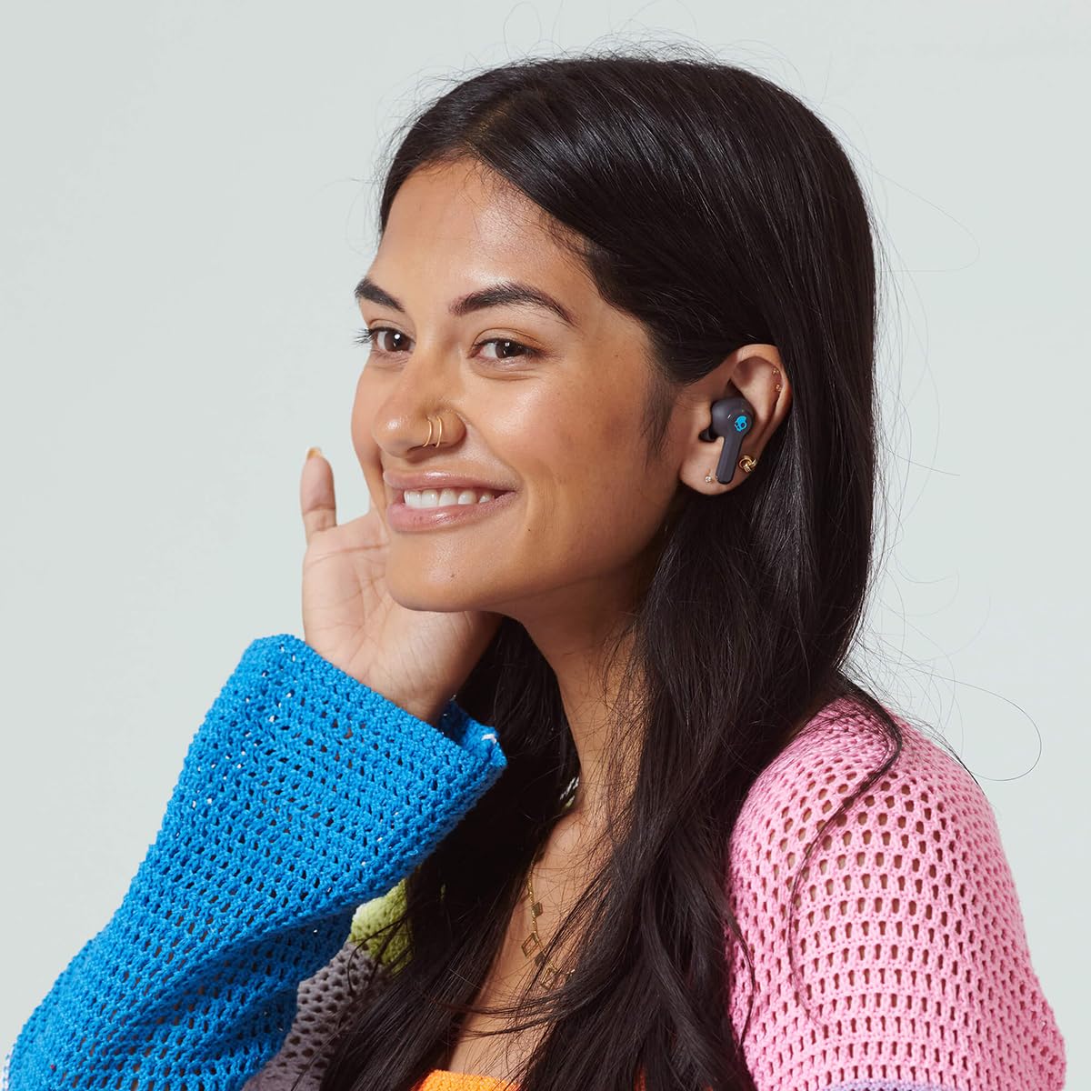 Skullcandy Ink’D True Wireless Earbuds, 48Hr Battery + Rapid Charge, Quad-Mic ENC, Multipoint Pairing, 10mm Drivers, Low Latency, Sweat & Water Resistant, Bluetooth v5.4 -Gery Matte - Image 7