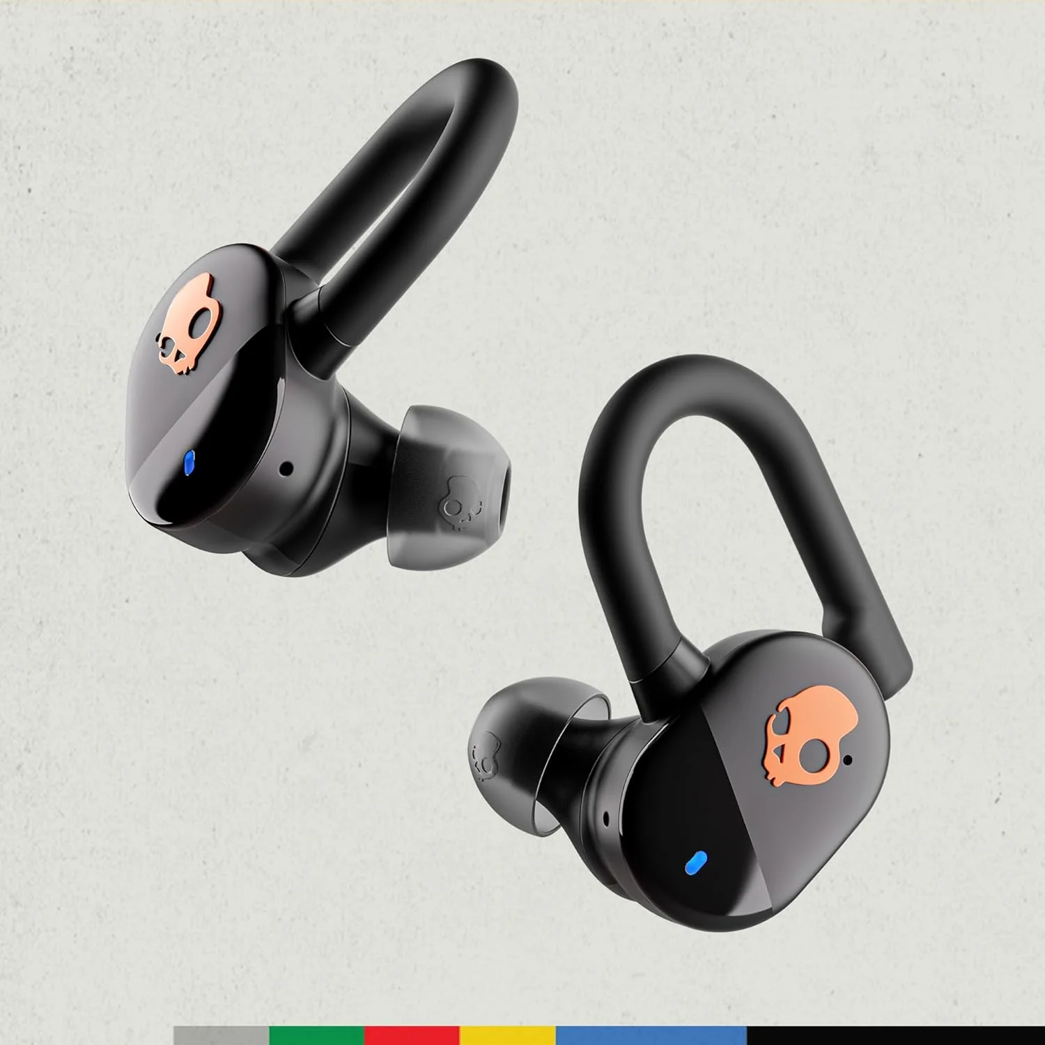 Skullcandy Push Play Active Wireless Earbuds with Mic - 34Hr Battery, Skull-iQ App, Alexa Voice Control, IP55 Sweat Water Dust Resistant, Stay-Aware Mode, Secure Fit - Image 3