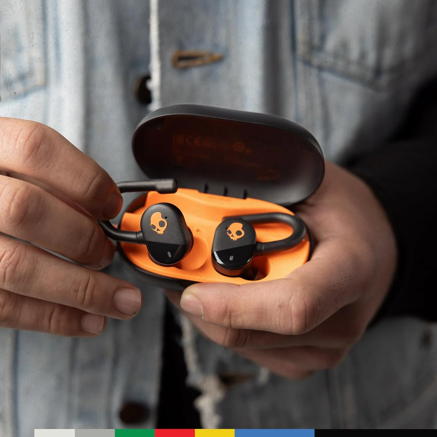 Skullcandy Push Play Active Wireless Earbuds with Mic - 34Hr Battery, Skull-iQ App, Alexa Voice Control, IP55 Sweat Water Dust Resistant, Stay-Aware Mode, Secure Fit - Image 6