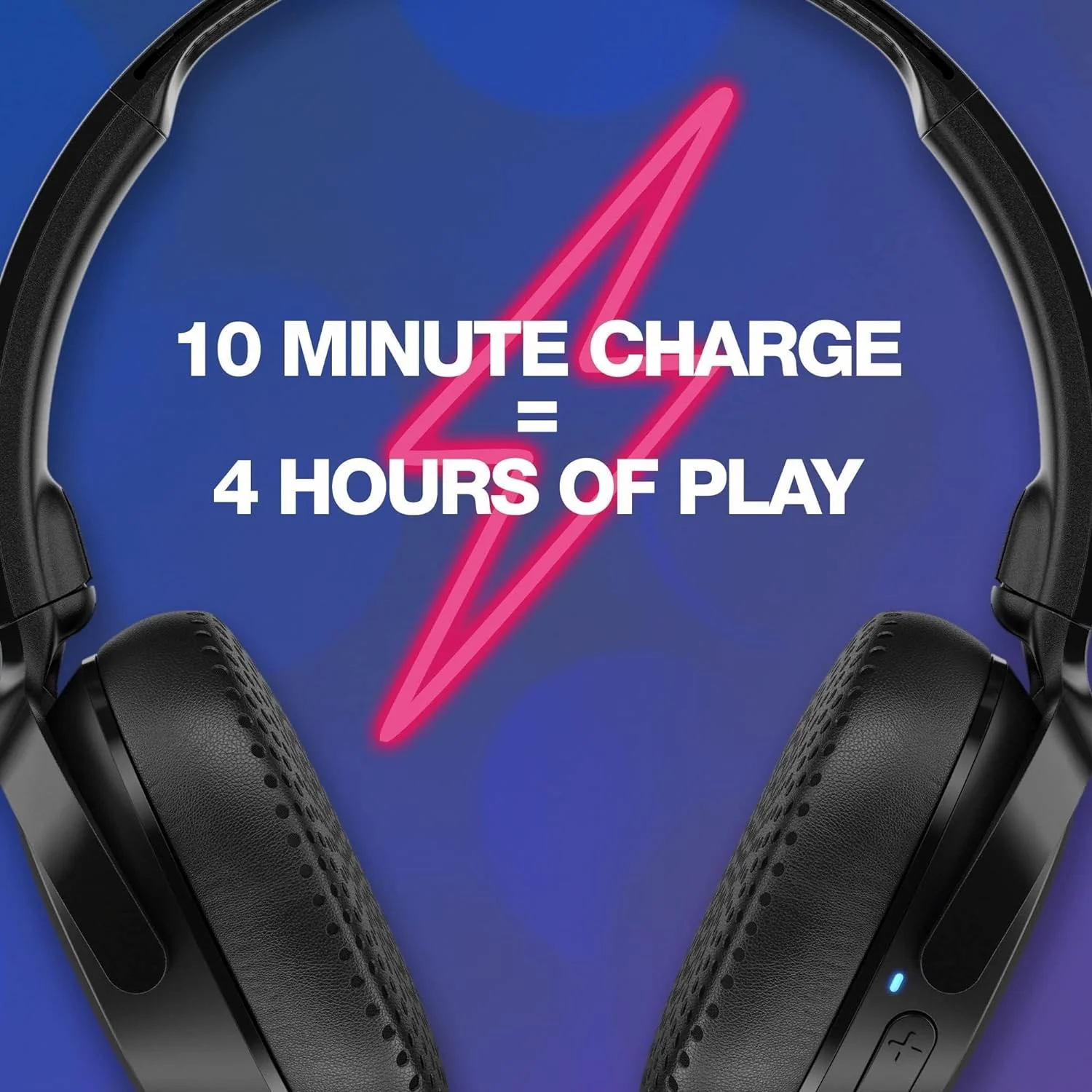 Skullcandy Riff 2 On-Ear Wireless Headphones - Black - Image 6