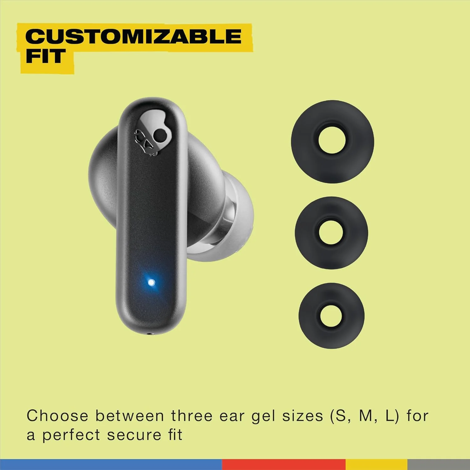 Skullcandy Smokin Buds Wireless in Ear Earbuds – ENC Clear Calls, Music/Movie/Podcast EQ Modes, 20Hr Battery + Rapid Charge, Touch Controls, Solo Bud Use, IPX4 Water Resistant - Image 8