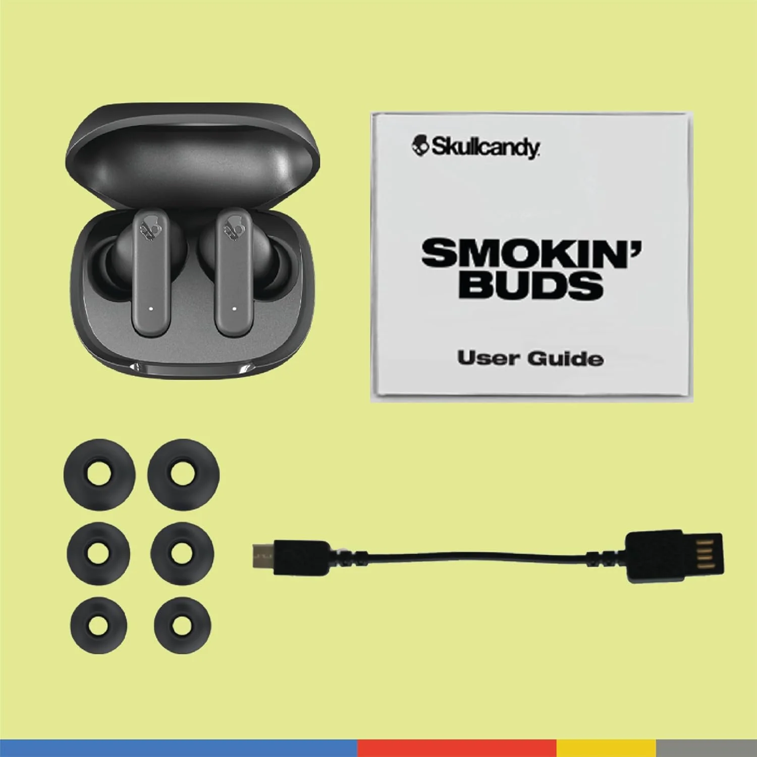 Skullcandy Smokin Buds Wireless in Ear Earbuds – ENC Clear Calls, Music/Movie/Podcast EQ Modes, 20Hr Battery + Rapid Charge, Touch Controls, Solo Bud Use, IPX4 Water Resistant - Image 9