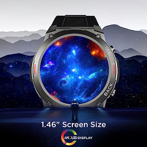 Skyball Rigor Smart Watch|1.46" Super AMOLED Round Display with 466 * 466 Pixel Resolution with Industry Best 1000 NITS Brightness|Bt Calling|120+ Sports Modes|200+ WatchFaces, Black - Image 10