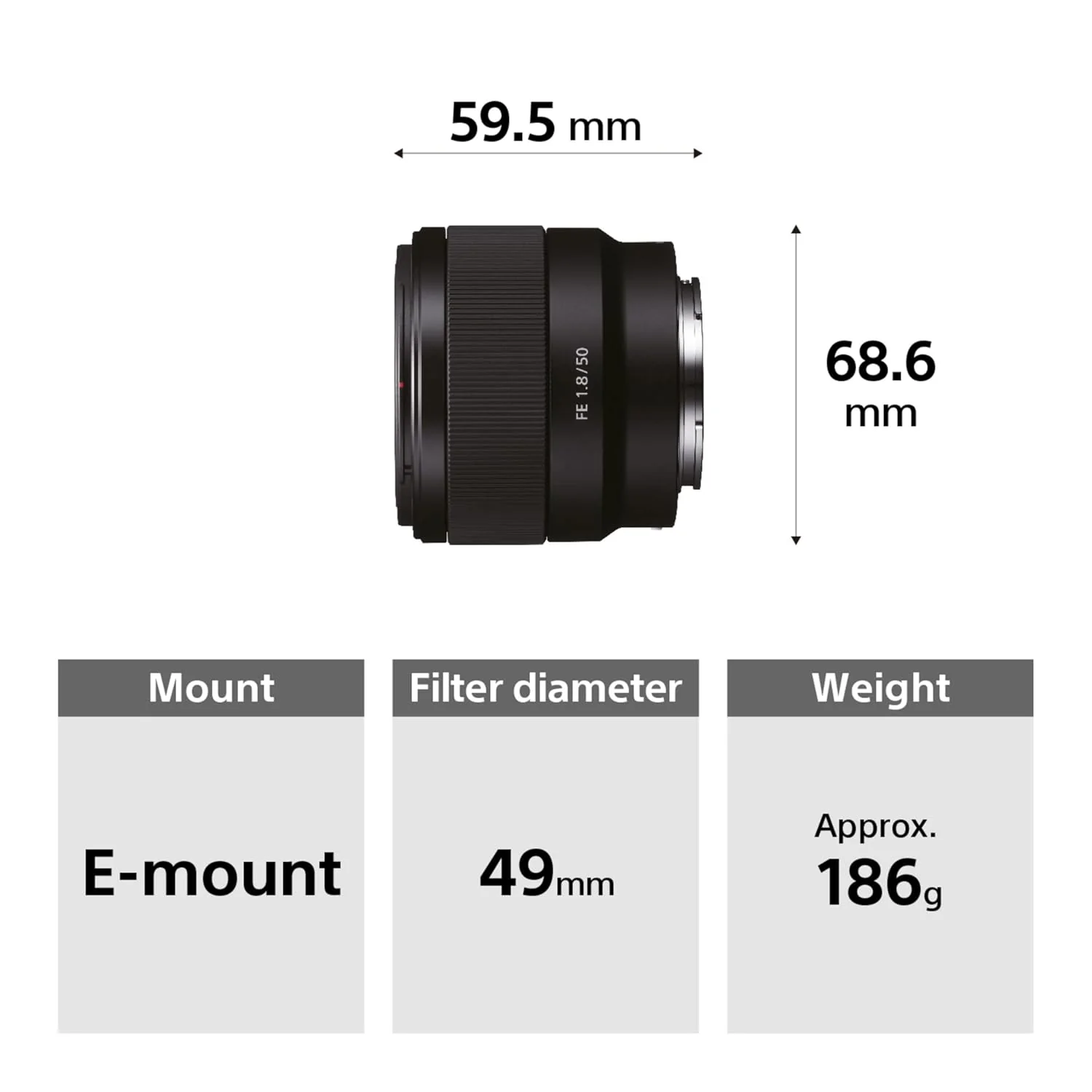 Sony E Mount FE 50mm F1.8 Full-Frame Lens (SEL50F18F) | Standard Prime | for Soft Bokeh - Image 2