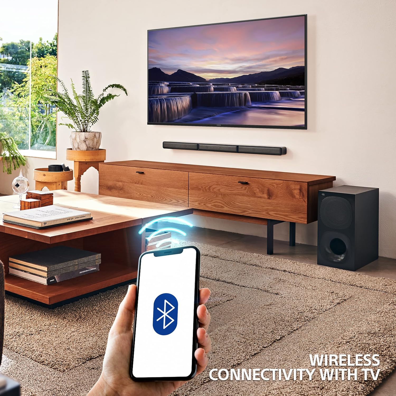 Sony HT-S40R Real 5.1ch Dolby Audio Soundbar for TV with Subwoofer & Wireless Rear Speakers, 5.1ch Home Theatre System (600W, Bluetooth & USB Connectivity, HDMI & Optical Connectivity, Sound Mode) - Image 6