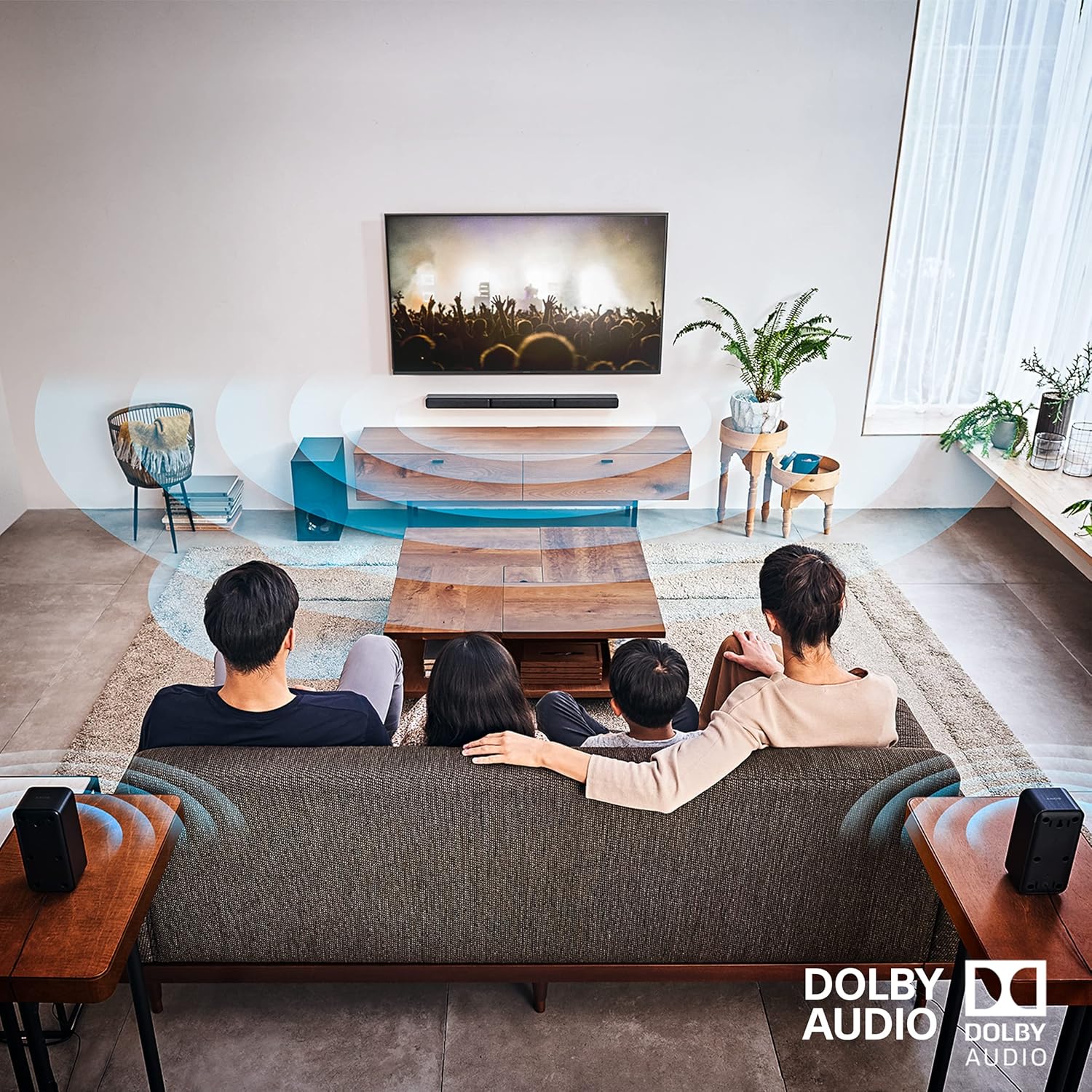 Sony HT-S40R Real 5.1ch Dolby Audio Soundbar for TV with Subwoofer & Wireless Rear Speakers, 5.1ch Home Theatre System (600W, Bluetooth & USB Connectivity, HDMI & Optical Connectivity, Sound Mode) - Image 9