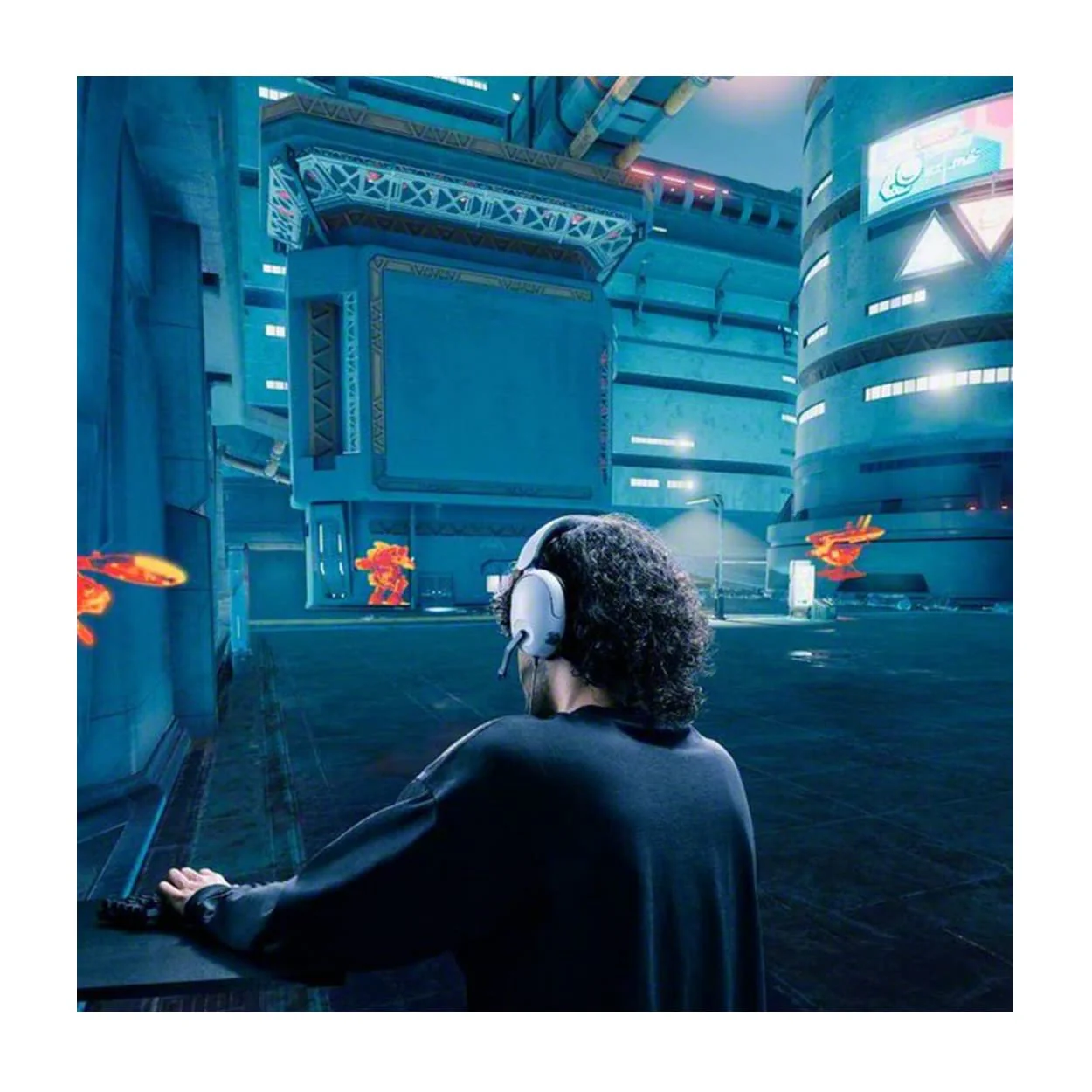 Sony INZONE H3, MDR-G300 Wired Gaming Headset, Over-Ear Headphones with 360 Spatial Sound, USB Wired Over-Ear Professional + USB Connector, flip to Mute mic, App Support & PC Compatible (White) - Image 8