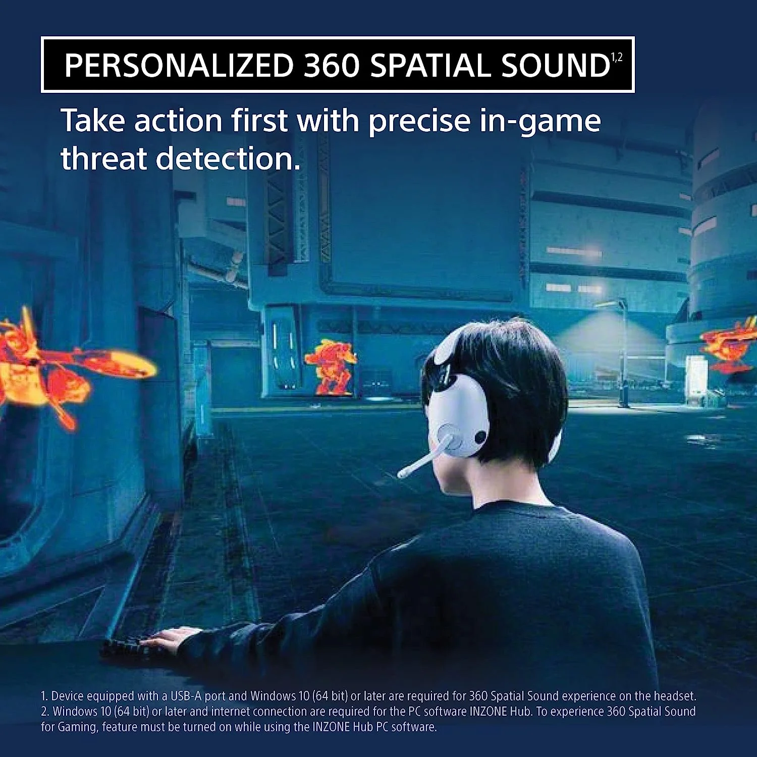 Sony INZONE Wireless Gaming Headset, Over-Ear Headphones with 360 Spatial Sound, 40 Hours Battery Life - Image 14