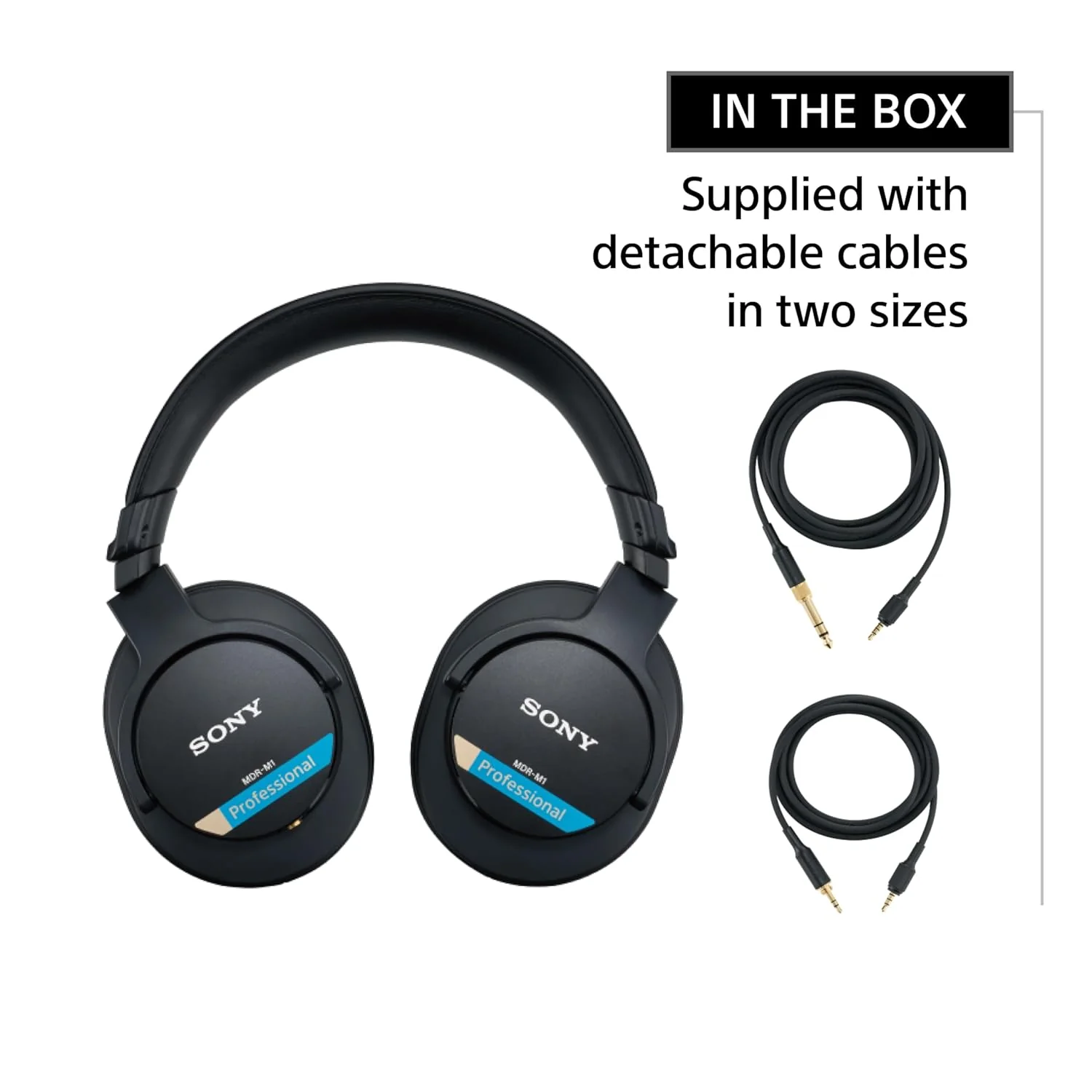 Sony MDR-M1 Wired High Resolution Monitor Over Ear Headphones, Closed Back Design for Audiophile - Image 4