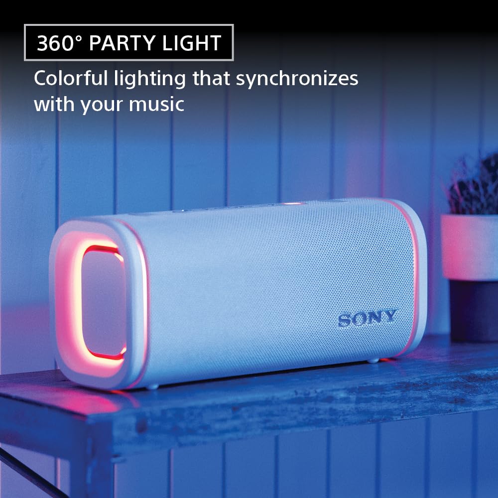 Sony New Launch ULT Field 5 Bluetooth Wireless Speaker with Massive Bass|360° Party Light|25hrs Playtime|IP67|Shoulder Strap|Quick Charge|Built in Powerbank|Party Connect(SRS-ULT50)-Black - Image 10