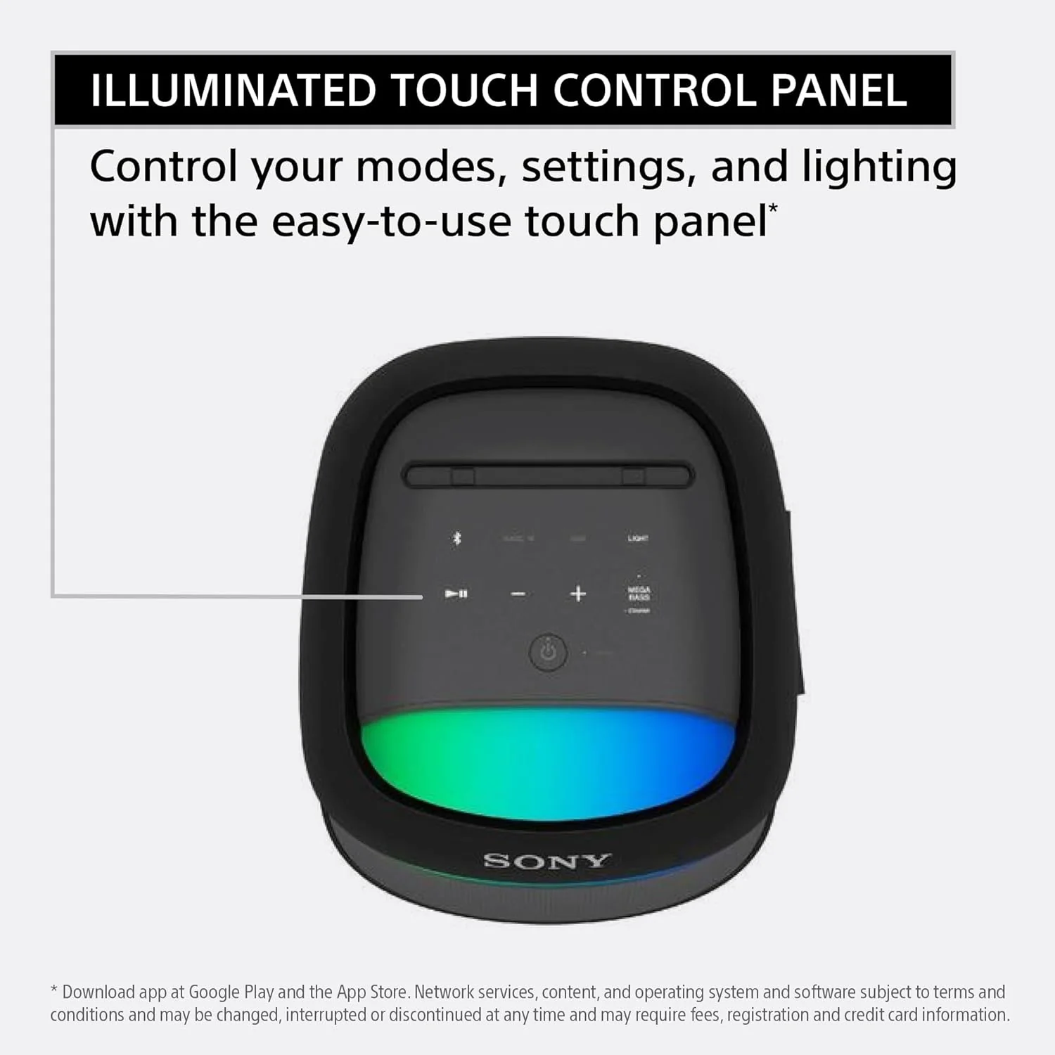 Sony New SRS-XV500 Wireless Portable Bluetooth Karaoke Party Speaker | IPX4 Splash-Proof | 25 Hrs Battery | Mega Bass | Built-in Power Bank | Ambient Lights | Guitar & MIC - Image 5