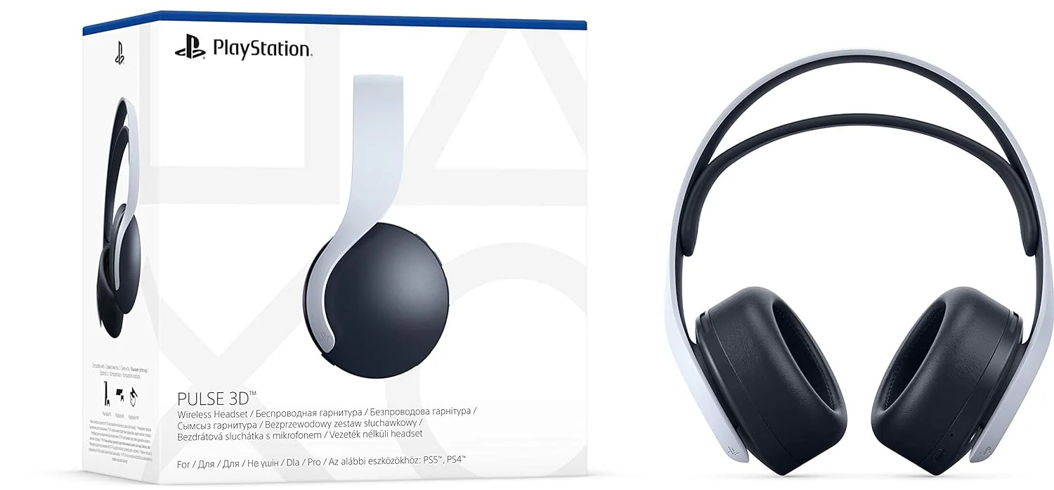 Sony PS5 Pulse 3D Gaming Wireless Over Ear Headset with Dual Noise-Cancellation Mic, 3.5mm Jack, Tempest 3D audio, USB Type-C charging, 12H Battery (White) - Image 6