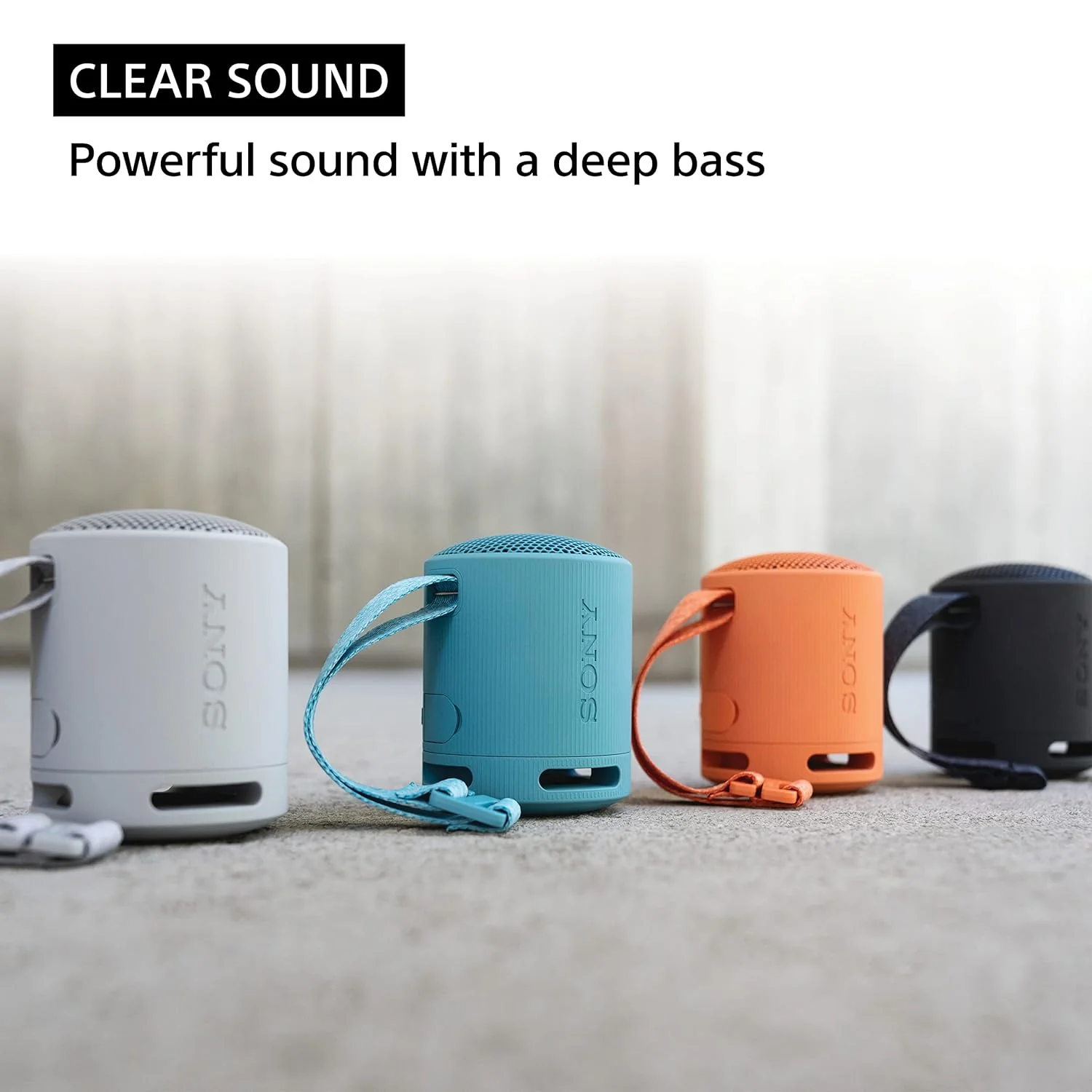 Sony SRS-XB100 Wireless Bluetooth Portable Lightweight Super-Compact Travel Speaker - Image 4