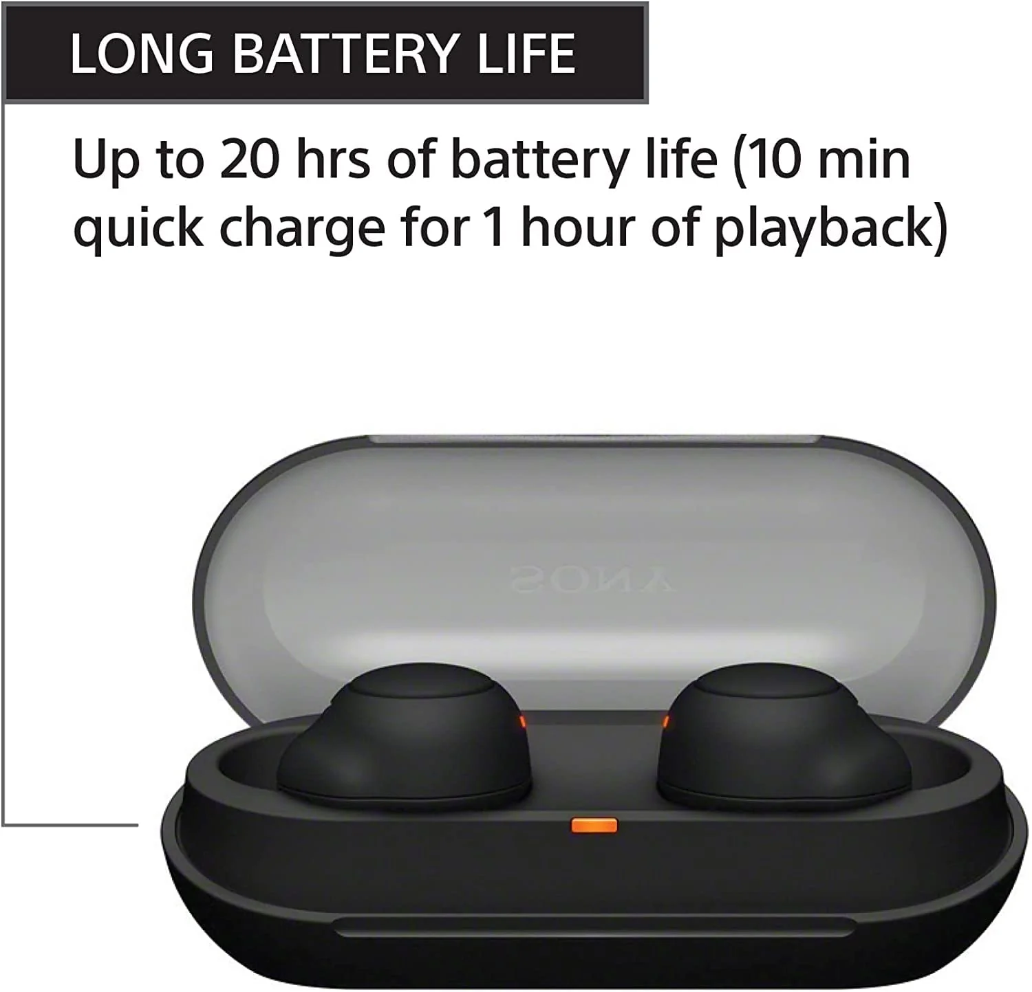 Sony WF-C500 Truly Wireless Bluetooth Earbuds, Quick Charge, Fast Pair - Image 4