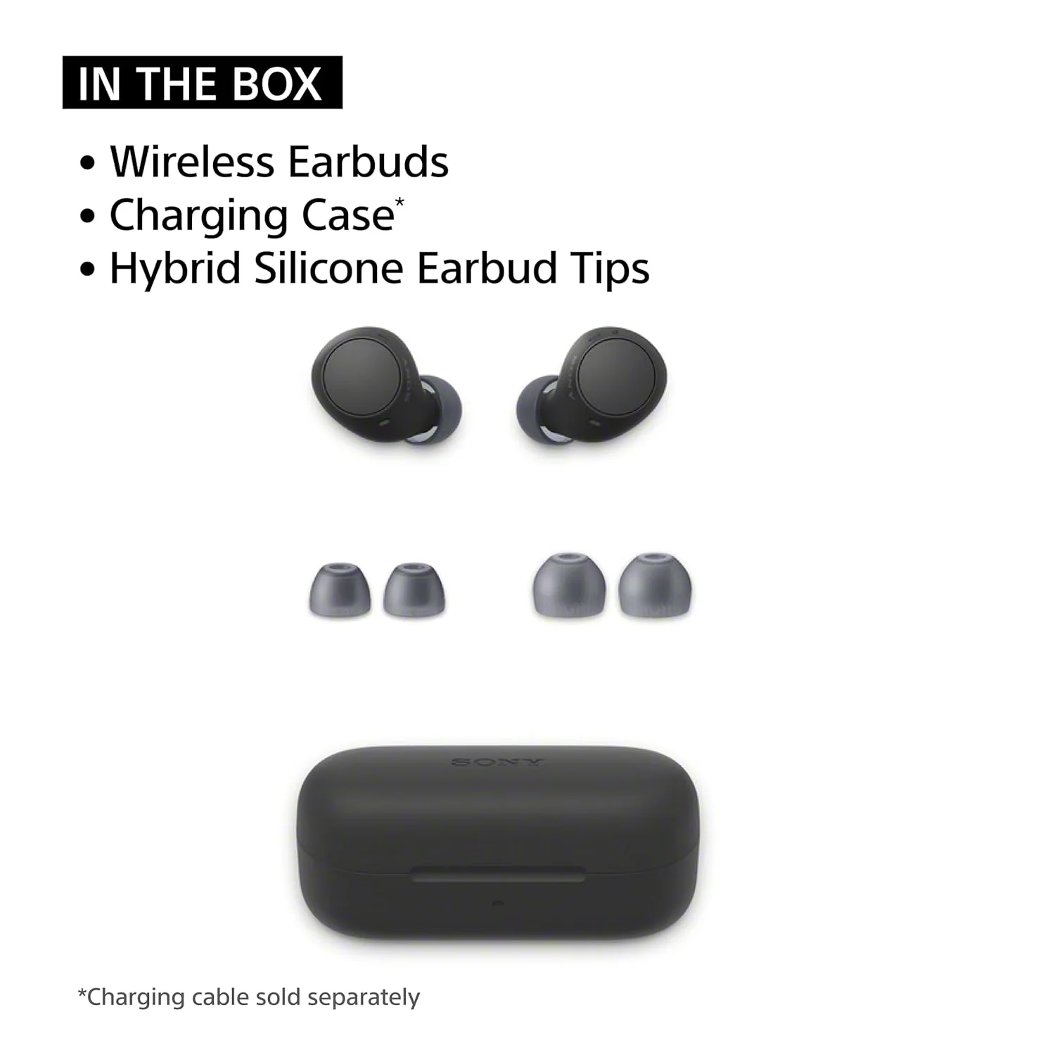 Sony Wf-C510 Truly Wireless Bluetooth Earbuds with Mic, TWS, Up to 22 Hours Battery, in Ear, Ambient Sound Mode, Small and Comfortable, Ipx4 - Image 3