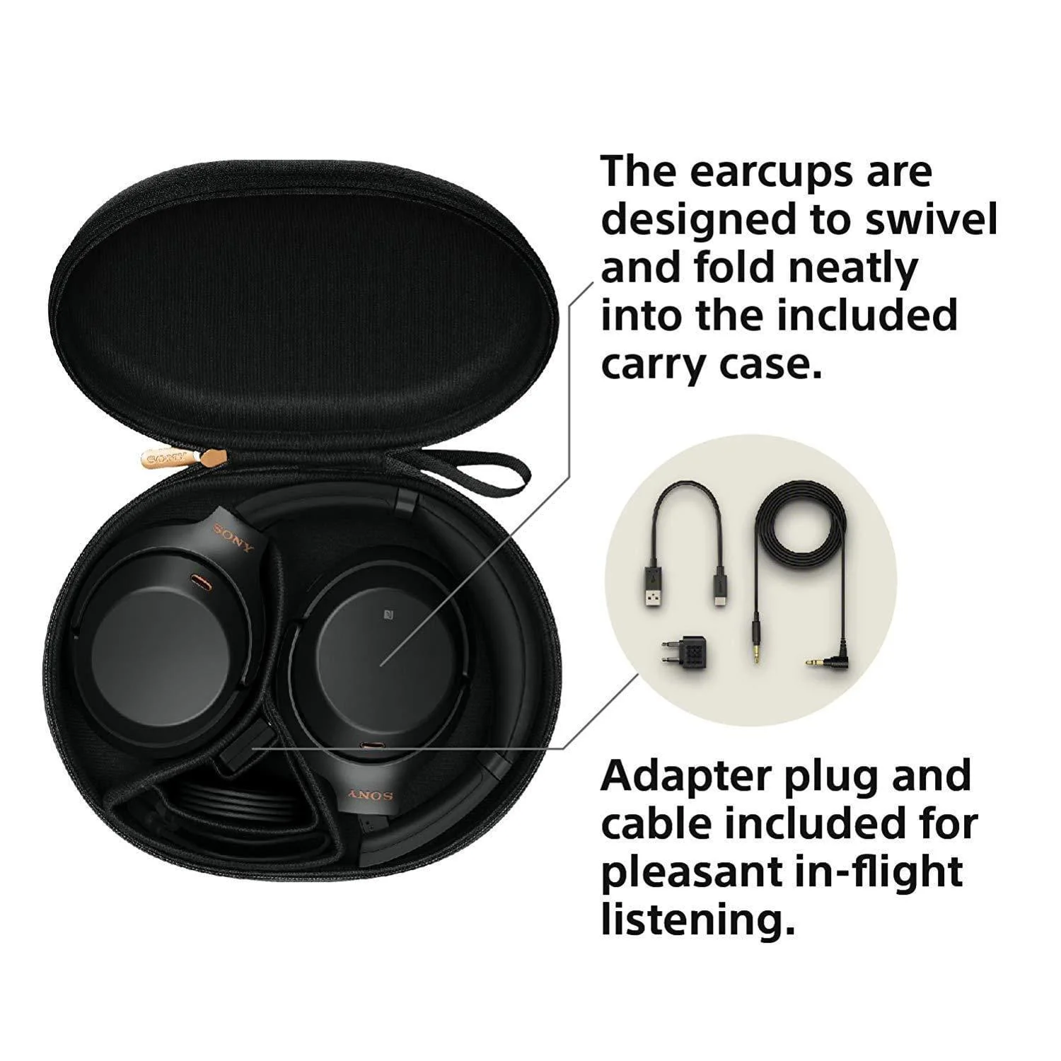 Sony WH-1000XM3 Industry Leading Wireless Noise Cancelling Headphones - Image 8