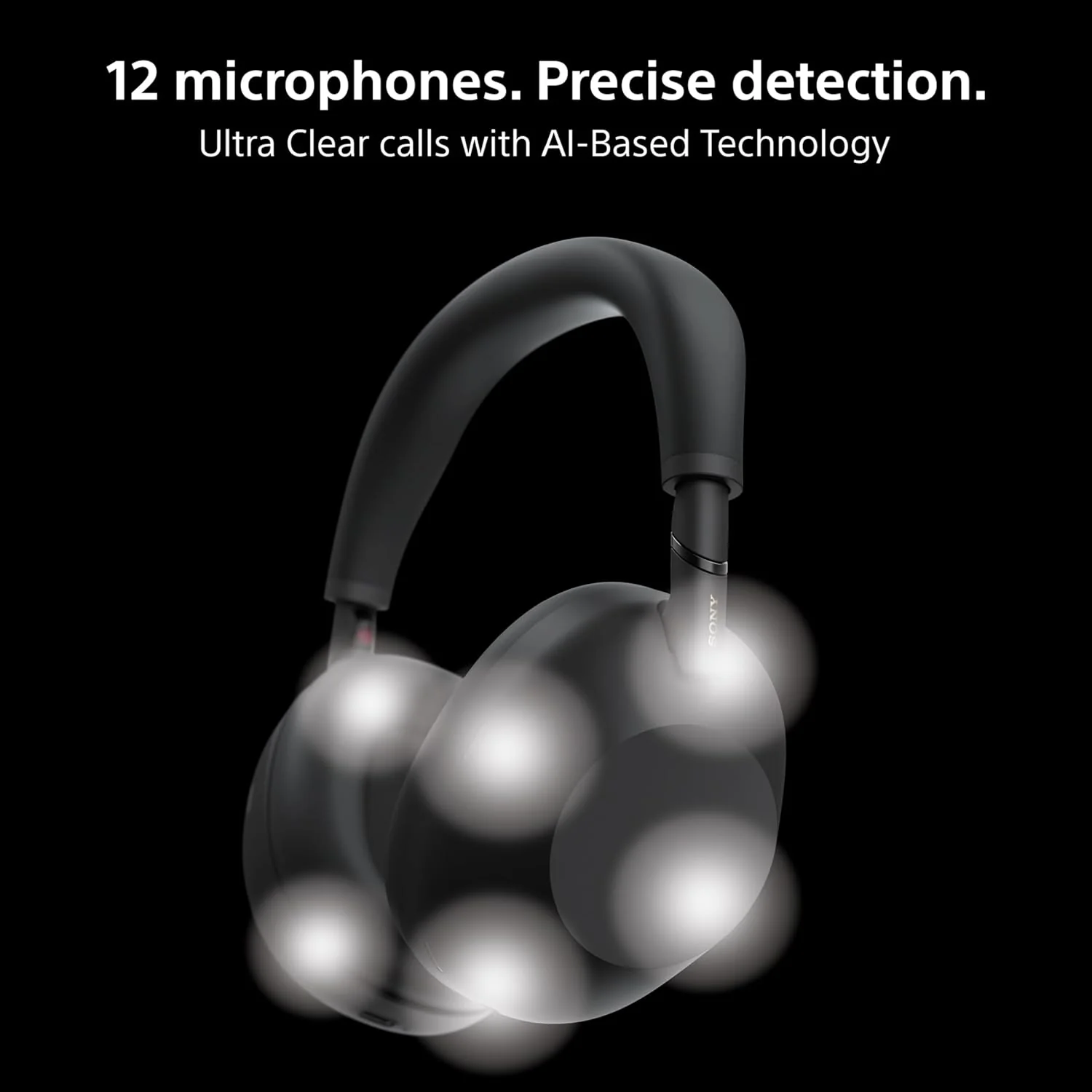 Sony WH-1000XM6 The Best Wireless Noise Canceling Headphones, HD NC Processor QN3, 12 Microphones, Adaptive NC Optimizer, Mastered by Engineers, Studio-Quality - Image 4