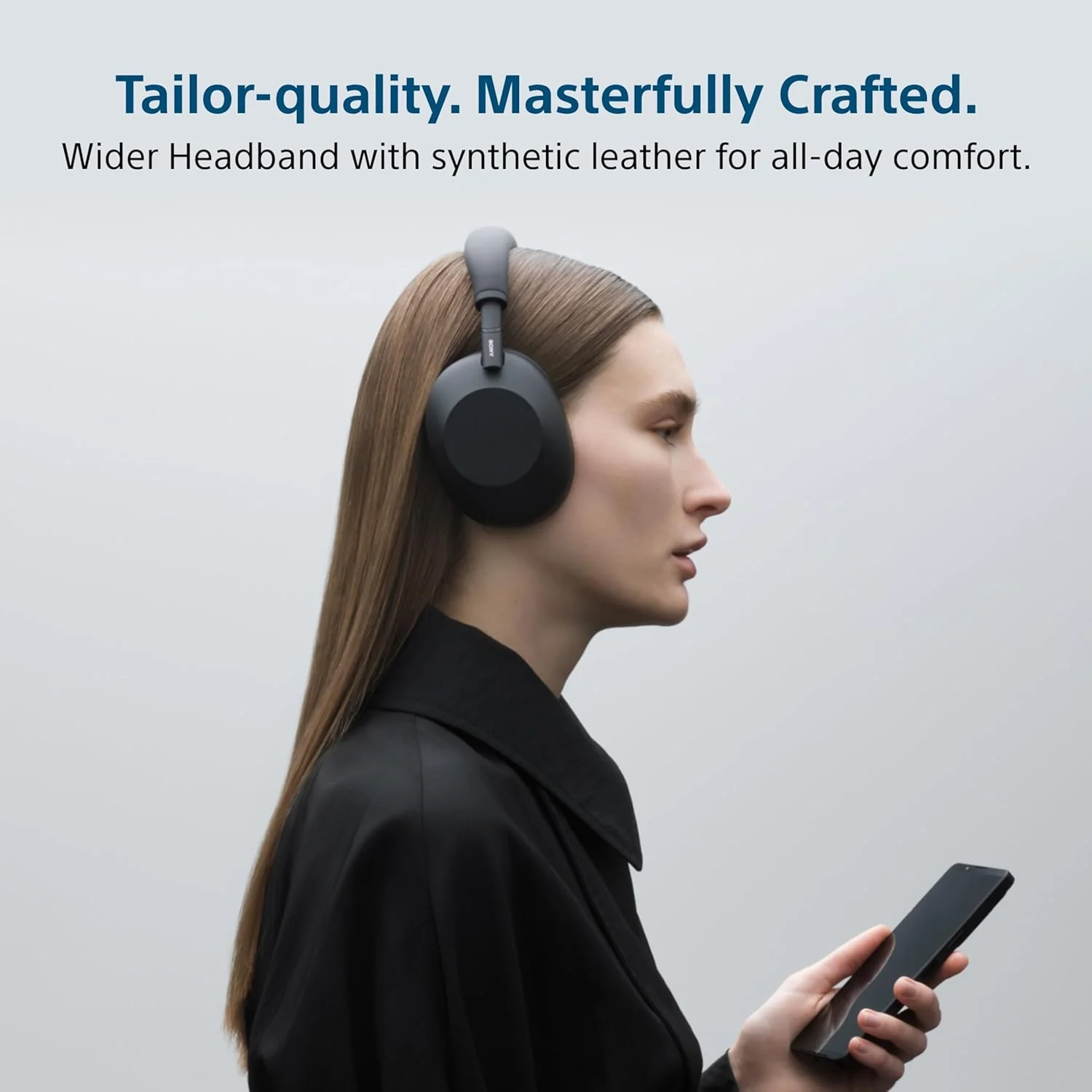 Sony WH-1000XM6 The Best Wireless Noise Canceling Headphones, HD NC Processor QN3, 12 Microphones, Adaptive NC Optimizer, Mastered by Engineers, Studio-Quality - Image 6