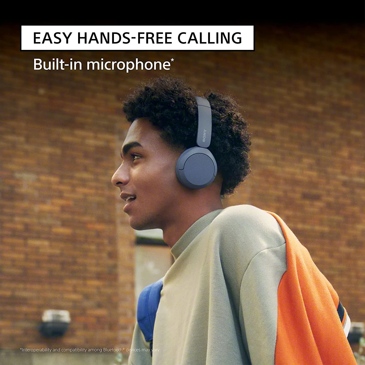 Sony WH-CH520, Wireless On-Ear Bluetooth Headphones with Mic - Image 8