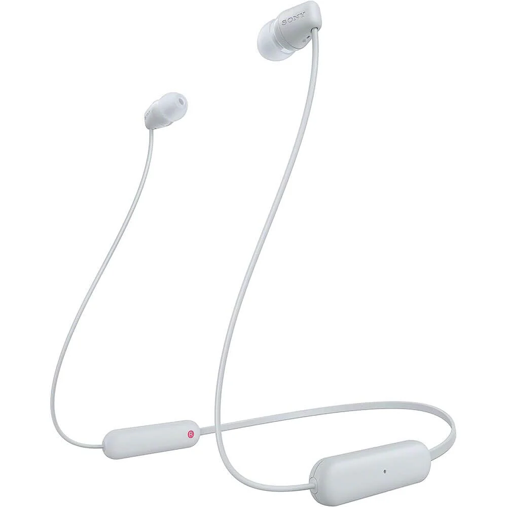 Sony WI-C100 Wireless Headphones with Customizable Equalizer for Deep Bass & 25 Hrs Battery, DSEE-Upscale, Splash Proof, 360RA, Fast Pair, in-Ear Bluetooth Headset with mic for Phone Calls - Image 3