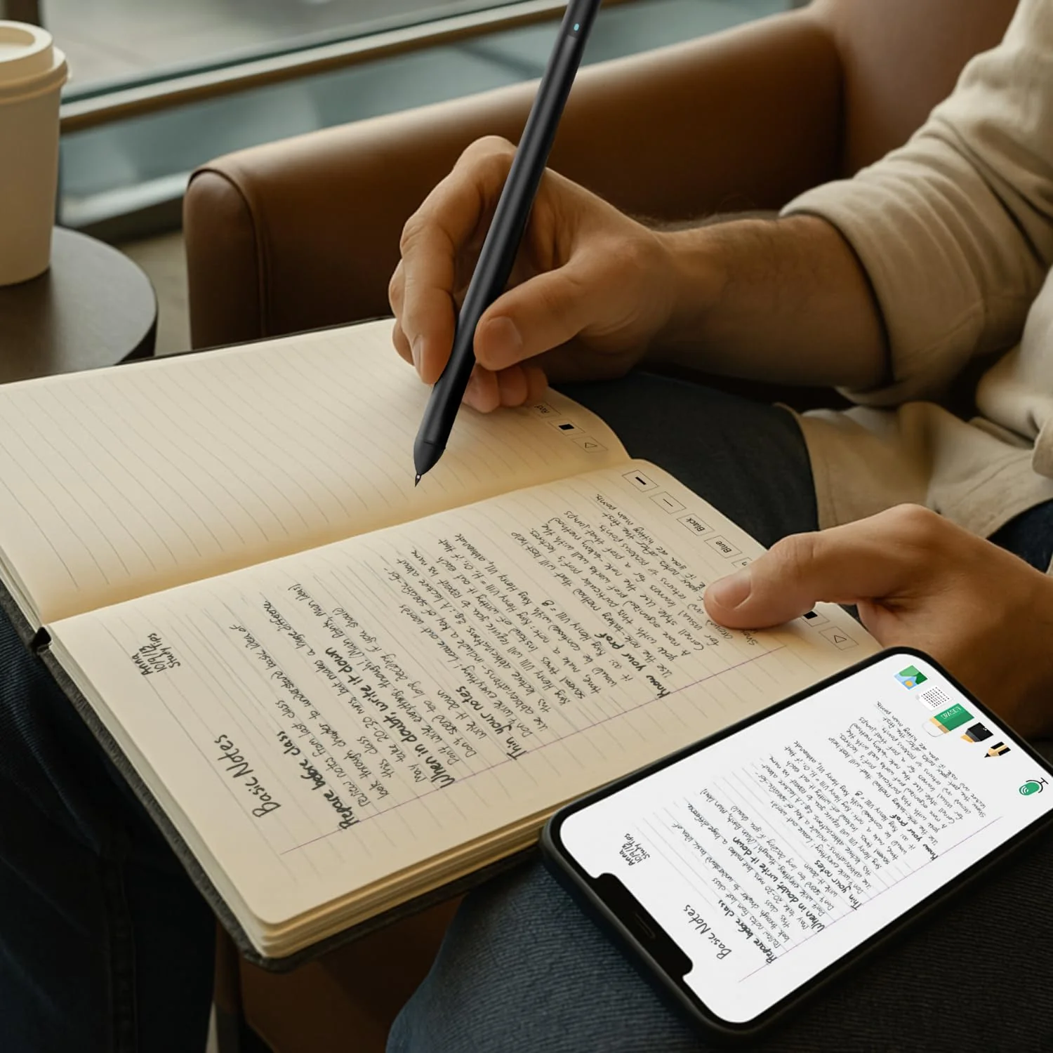 SyncPen Digital Notebook Pen Set – Bluetooth, OCR, Audio Recording & Free Cloud Storage | Perfect for Notes & Drawing | iOS & Android Compatible - Image 2