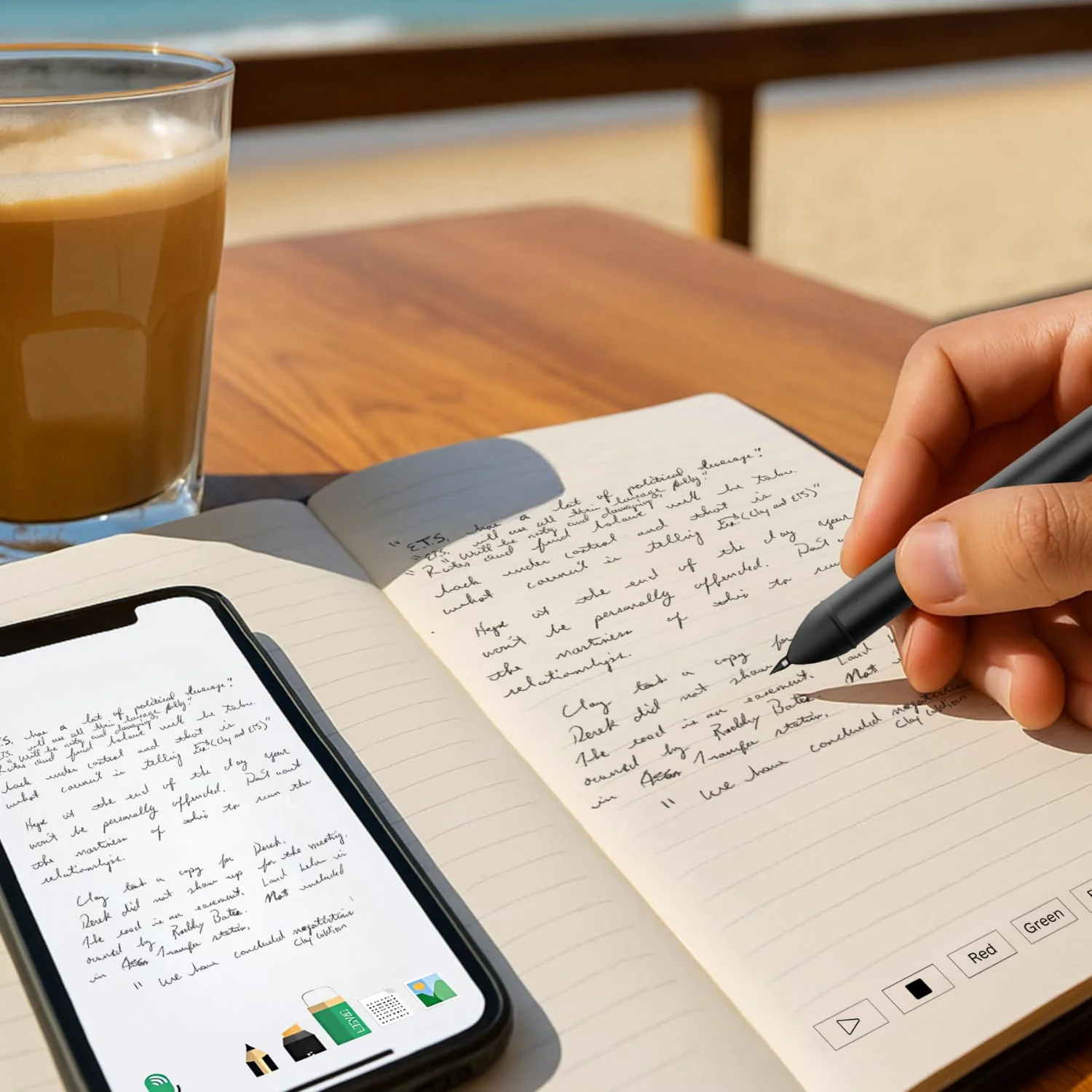 SyncPen Digital Notebook Pen Set – Bluetooth, OCR, Audio Recording & Free Cloud Storage | Perfect for Notes & Drawing | iOS & Android Compatible - Image 3