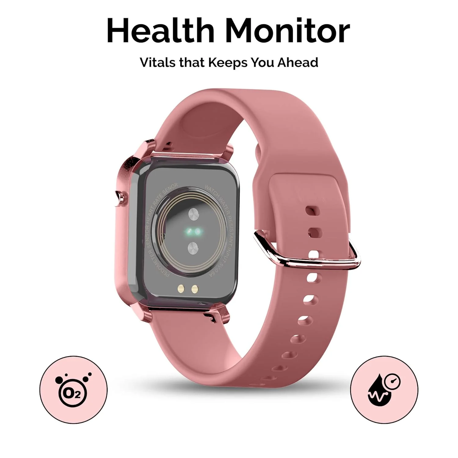 TAGG Verve Waterproof Smartwatch|| Full Touch Controls and High Resolution Display, 10 Days Battery Backup-Rose Gold, Standard - Image 7