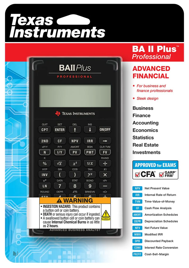 Texas BA-II Plus Calculator - Image 4