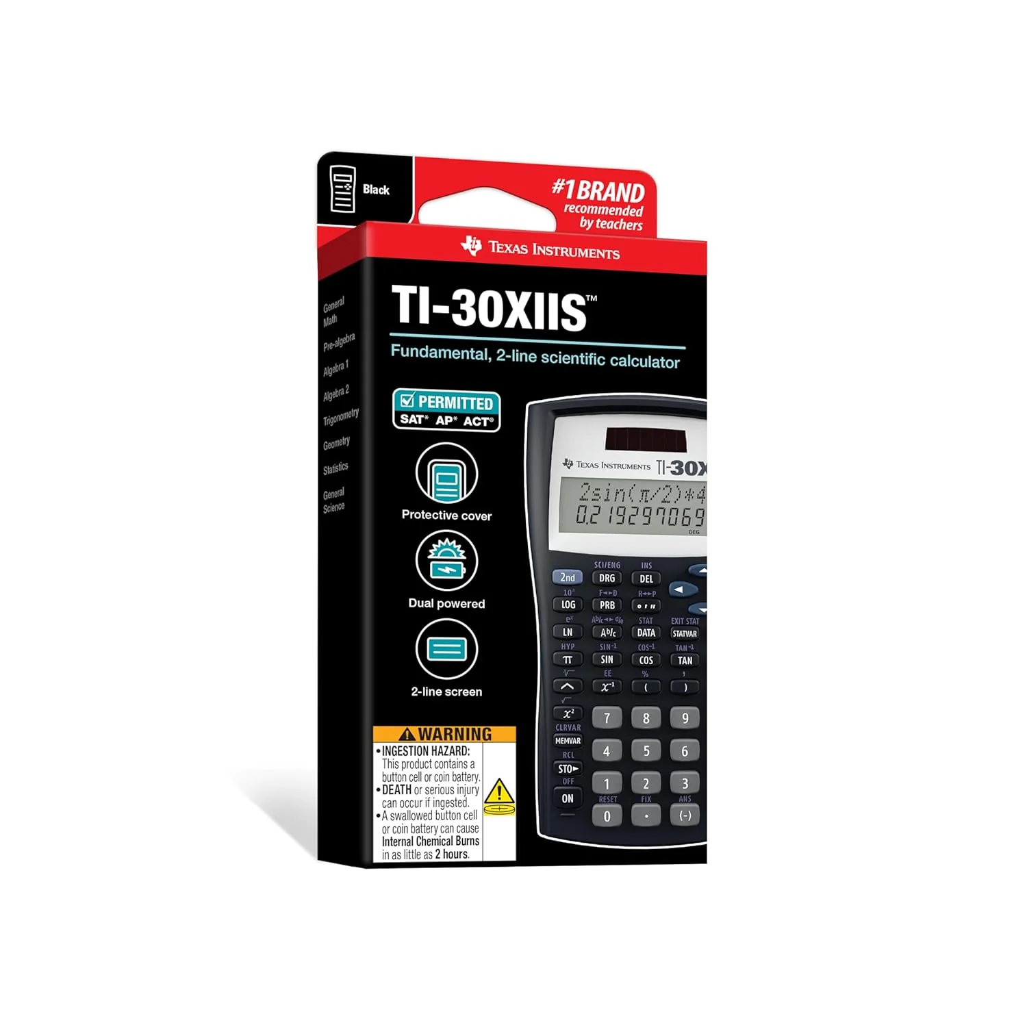 Texas Instruments TI-30XIIS Scientific Calculator - Image 9