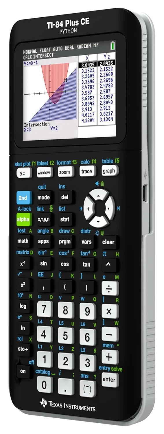 Texas Instruments TI-84 Plus CE Graphing Calculator, Black - Image 4