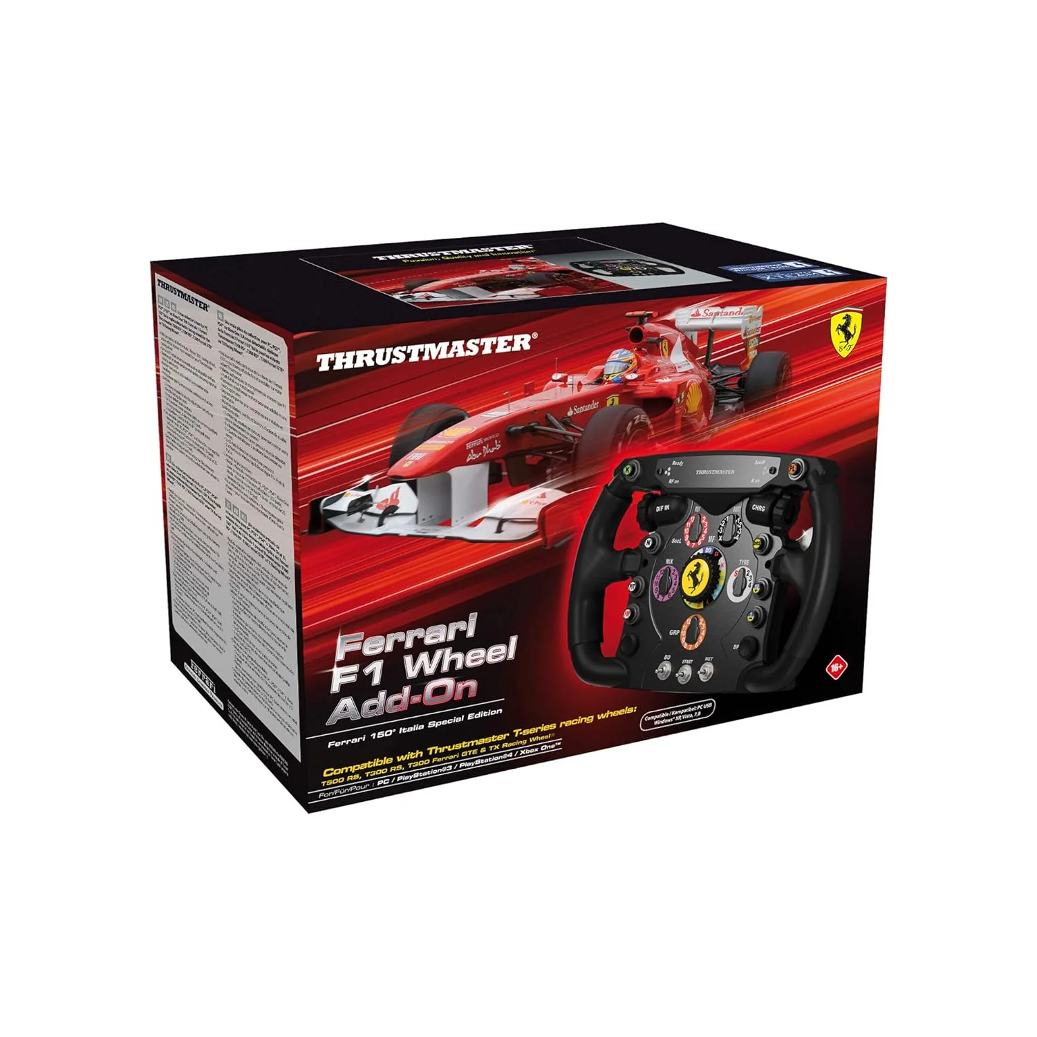 Thrustmaster Ferrari F1 Wheel Add-On | Racing Game Wheel Add-On | PC/PS3/PS4/Xbox One - Image 6