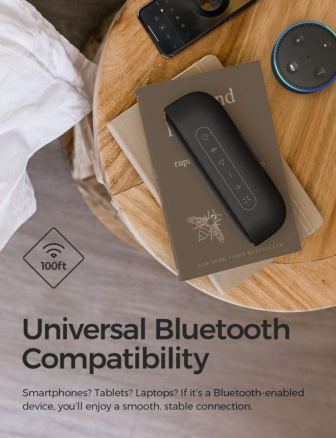Tribit MaxSound Plus 24W Bluetooth Wireless Speakers - Image 4