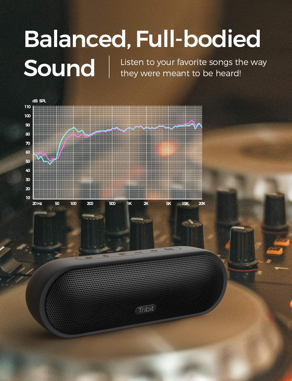 Tribit MaxSound Plus 24W Bluetooth Wireless Speakers - Image 6