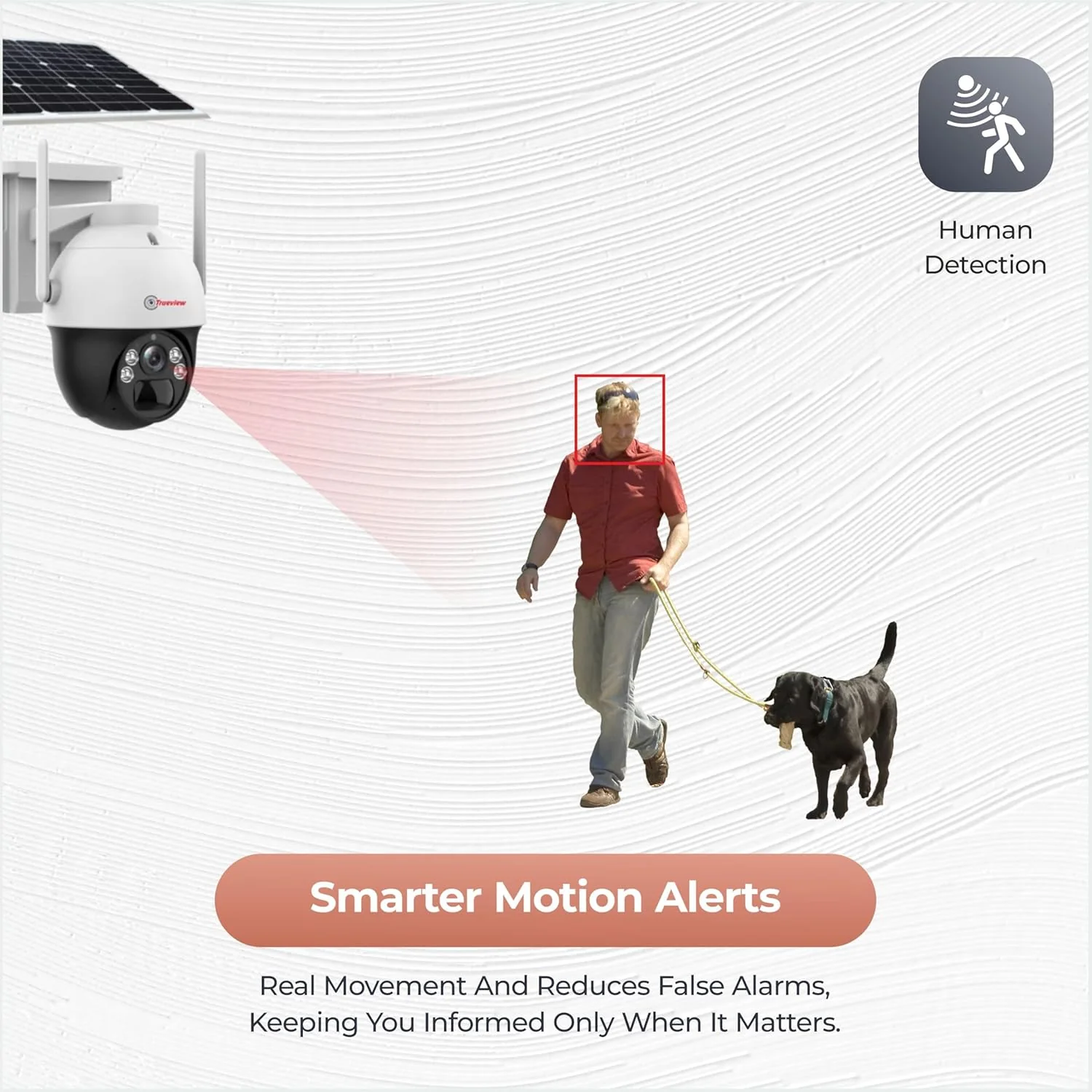 Trueview Wireless 4G Cellular Sim 4Mp Solar Powered CCTV Security Camera with 1080p Solar Panel | Surveillance for Agriculture | Remote Area | Construction Site | Garden (4MP Solar Mini PTZ) - Image 4