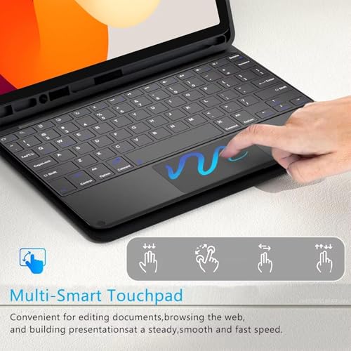 typecase Keyboard Case for Redmi Pad SE (11 inch only) with TRACKPAD,Slim Lightweight Stand Cover,Magnetically Detachable Wireless Bluetooth Keyboard,Compatible with Redmi Pad SE 11 Inch ONLY - Image 5
