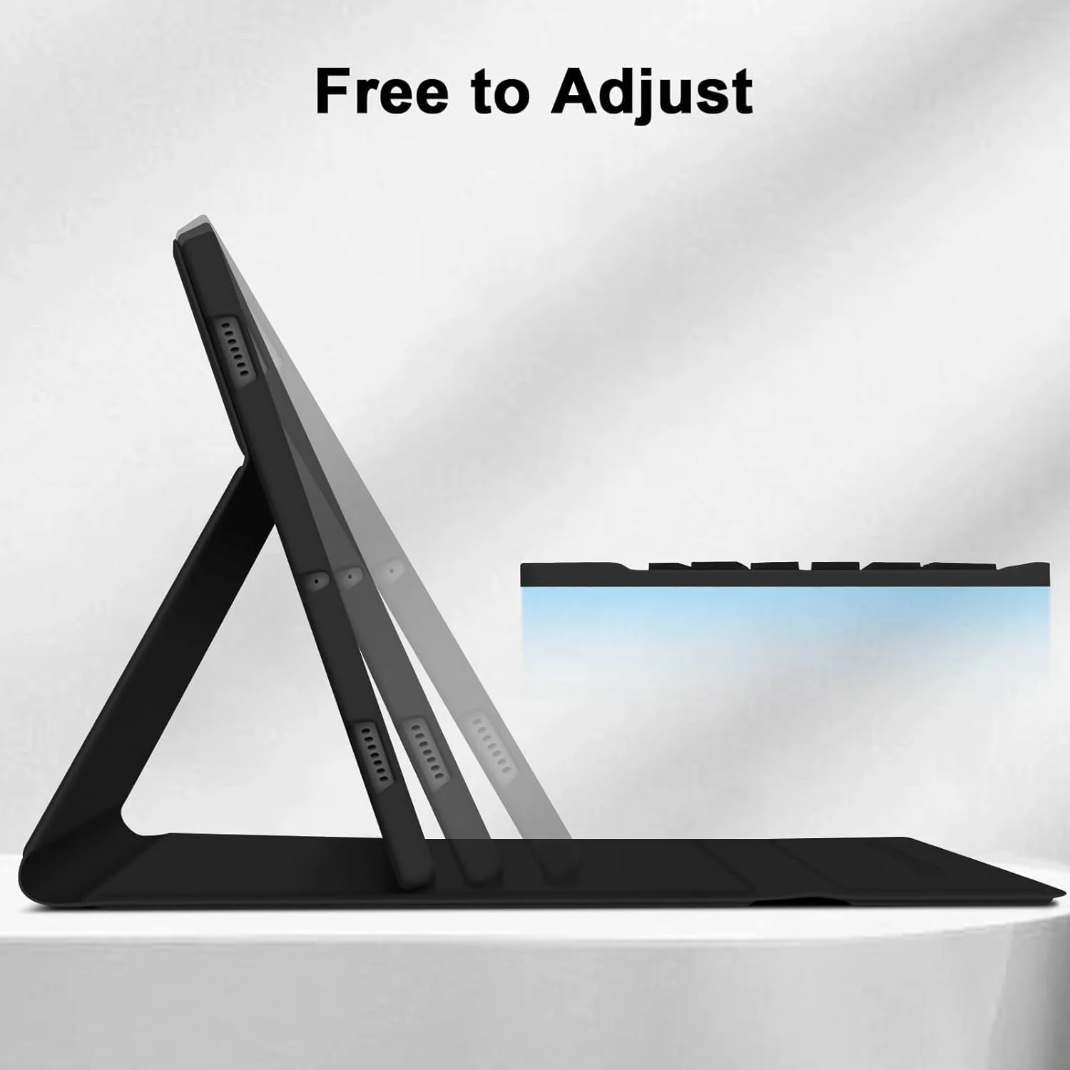 typecase Keyboard Case for Samsung Galaxy Tab S10 FE (10.9), S9 (11) & S9 FE (10.9) with S Pen Holder, 3-Viewing Angle, Slim Lightweight Detachable Wireless Bluetooth Keyboard Cover (Not Fit to S10) - Image 4