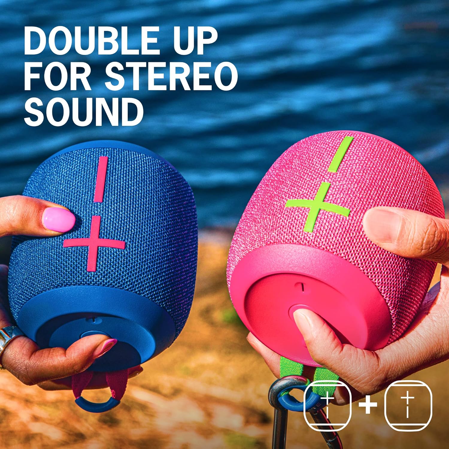 Ultimate Ears WONDERBOOM 3, Small Portable Wireless Bluetooth Speaker, Big Bass 360-Degree Sound for Outdoors, Waterproof, Dustproof IP67, Floatable, 40 m Range - Black - Image 4