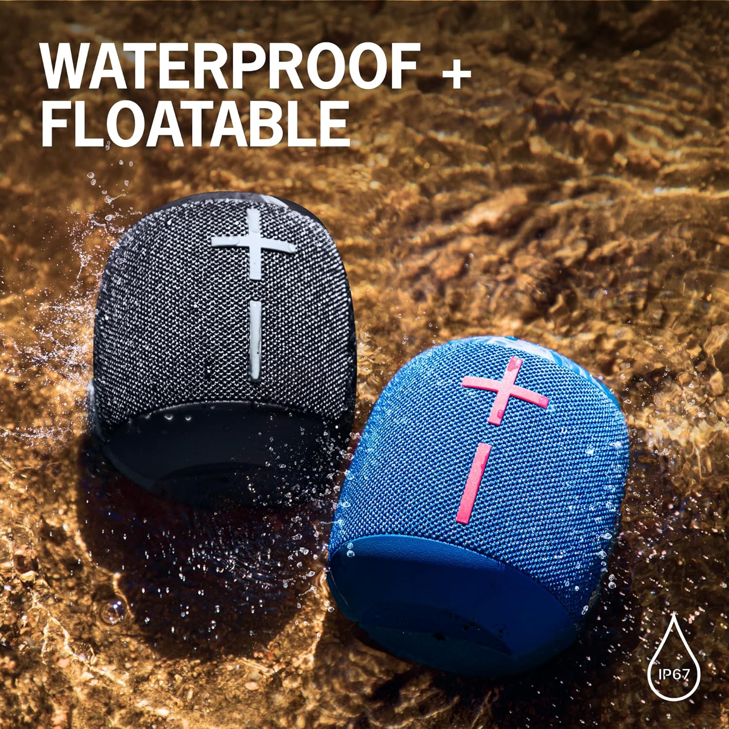Ultimate Ears WONDERBOOM 3, Small Portable Wireless Bluetooth Speaker, Big Bass 360-Degree Sound for Outdoors, Waterproof, Dustproof IP67, Floatable, 40 m Range - Black - Image 5